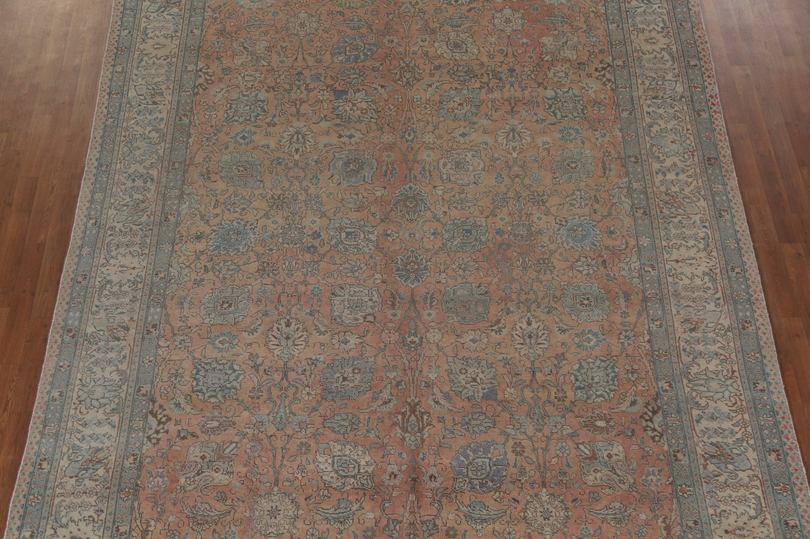 Distressed Traditional Living Room Area Rug 9×12 All-Over Pattern Carpet