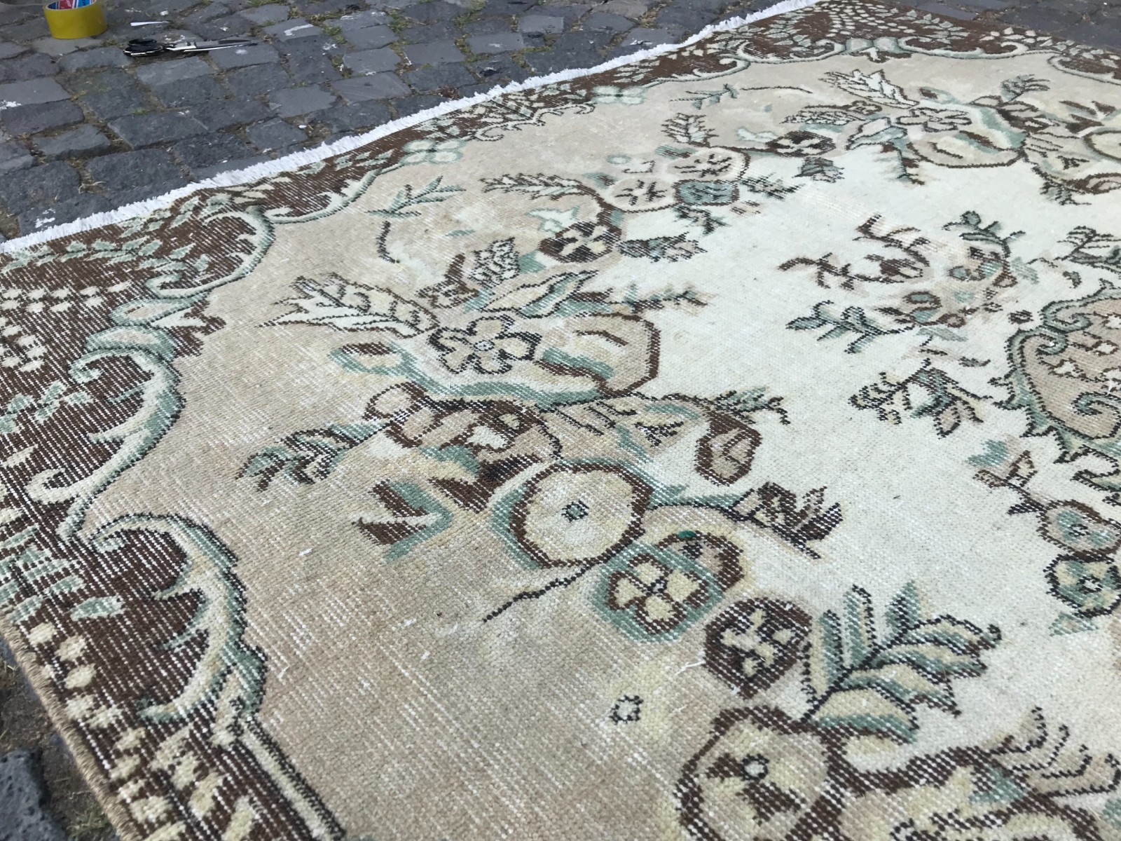 Turkish Vintage Rug, Handmade Wool Rug, Bohemian Large Rug, Home Decor,5,6×8,8ft
