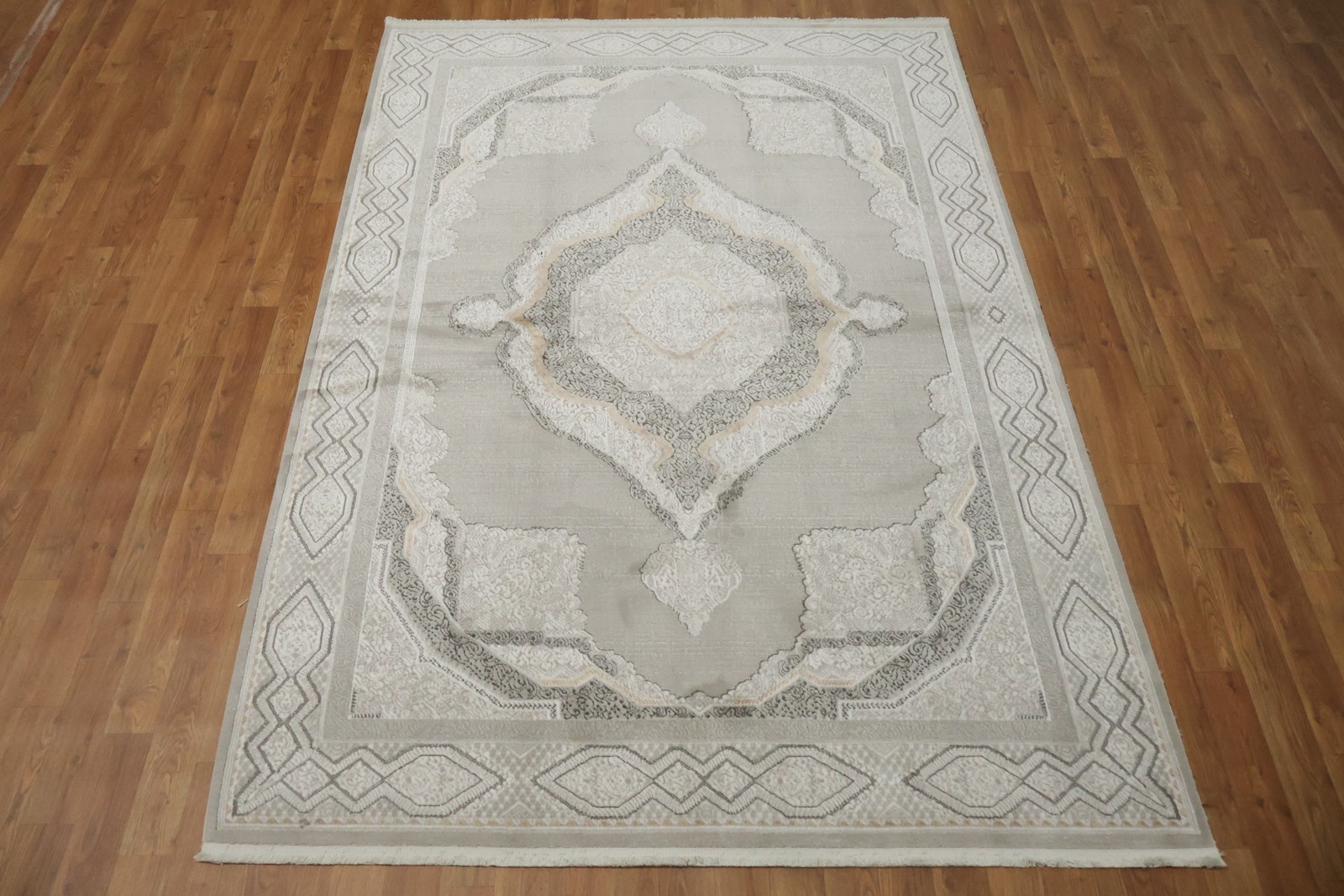 Geometric Elegance Rug 5×8 Ft Contemporary Modern Turkish Carpet Bedroom Rug