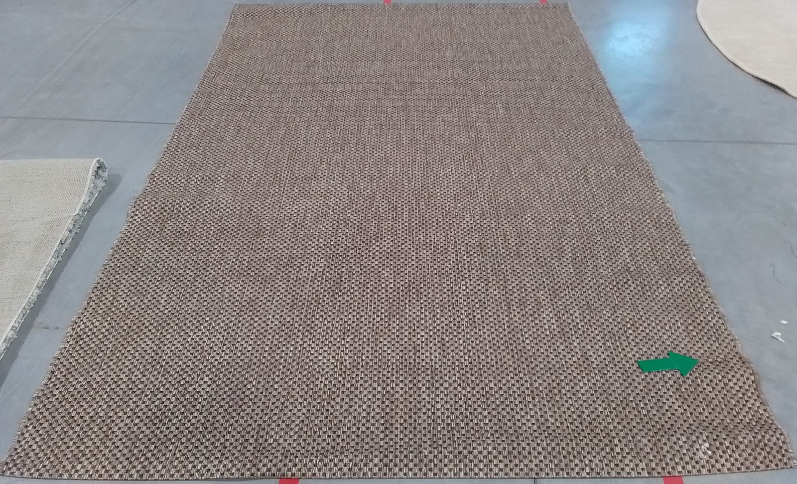 NATURAL / BLACK 6′-7″ x 9′-6″ Cut on Rug Reduced Price 3172810512 CY8521-37312-6