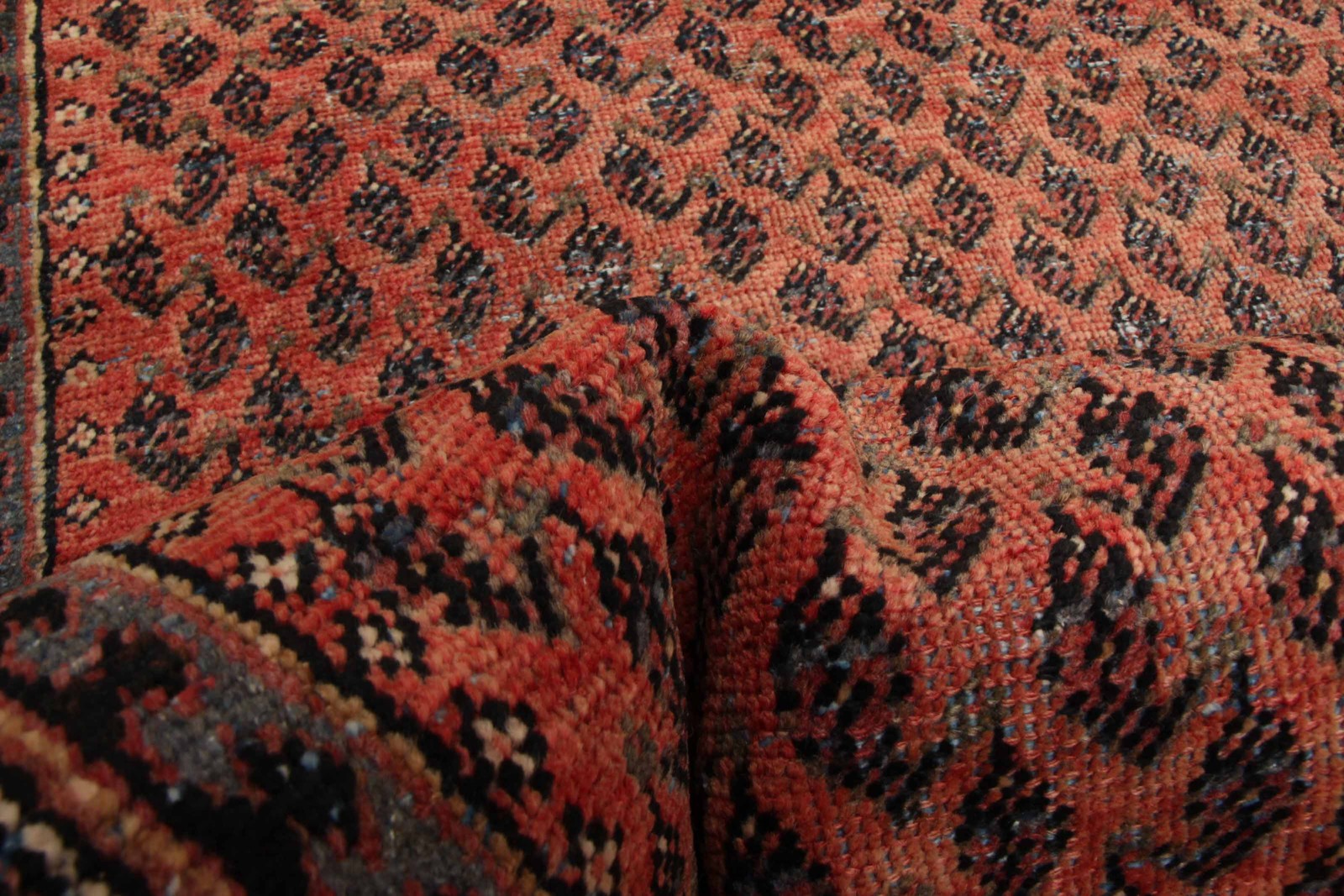 3’4″ x 11’6″ Vintage Hand-knotted Runner Rug Traditional Oriental Wool Carpet