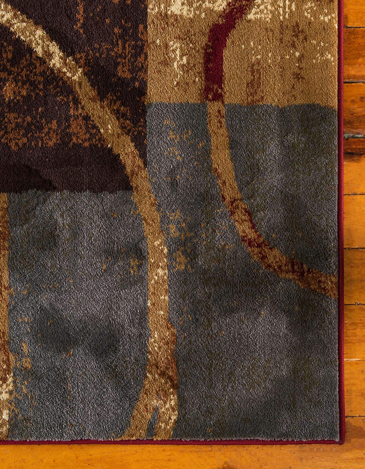 Unique Loom Barista Collection Area Rug – Kouillou (3′ 1 x 5′ 3 Rectangle, Multi