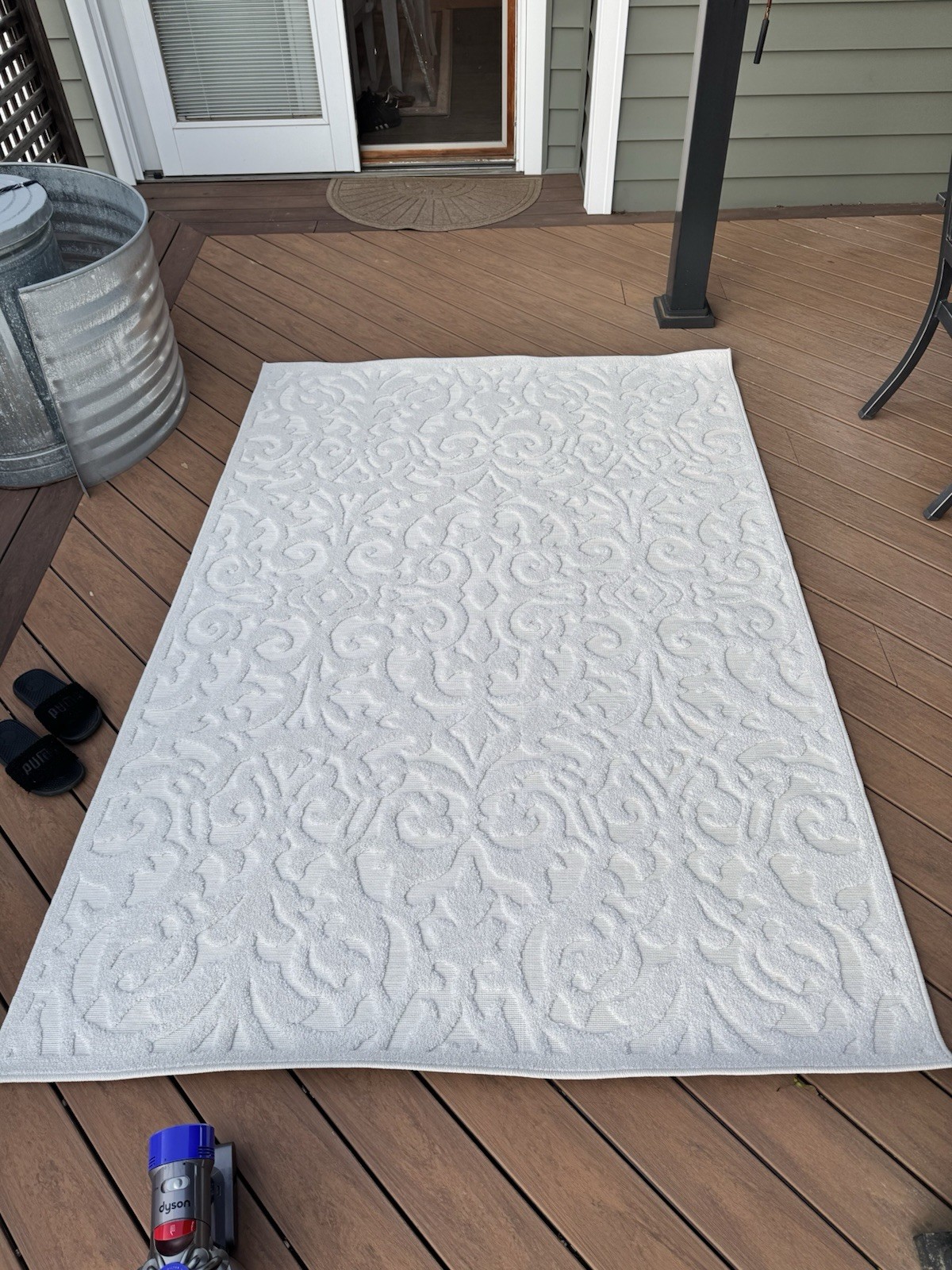 Orian Rugs My Texas House Lady Bird Outdoor Rug – 5’2″ x 7’6″ Rectangle in Na…
