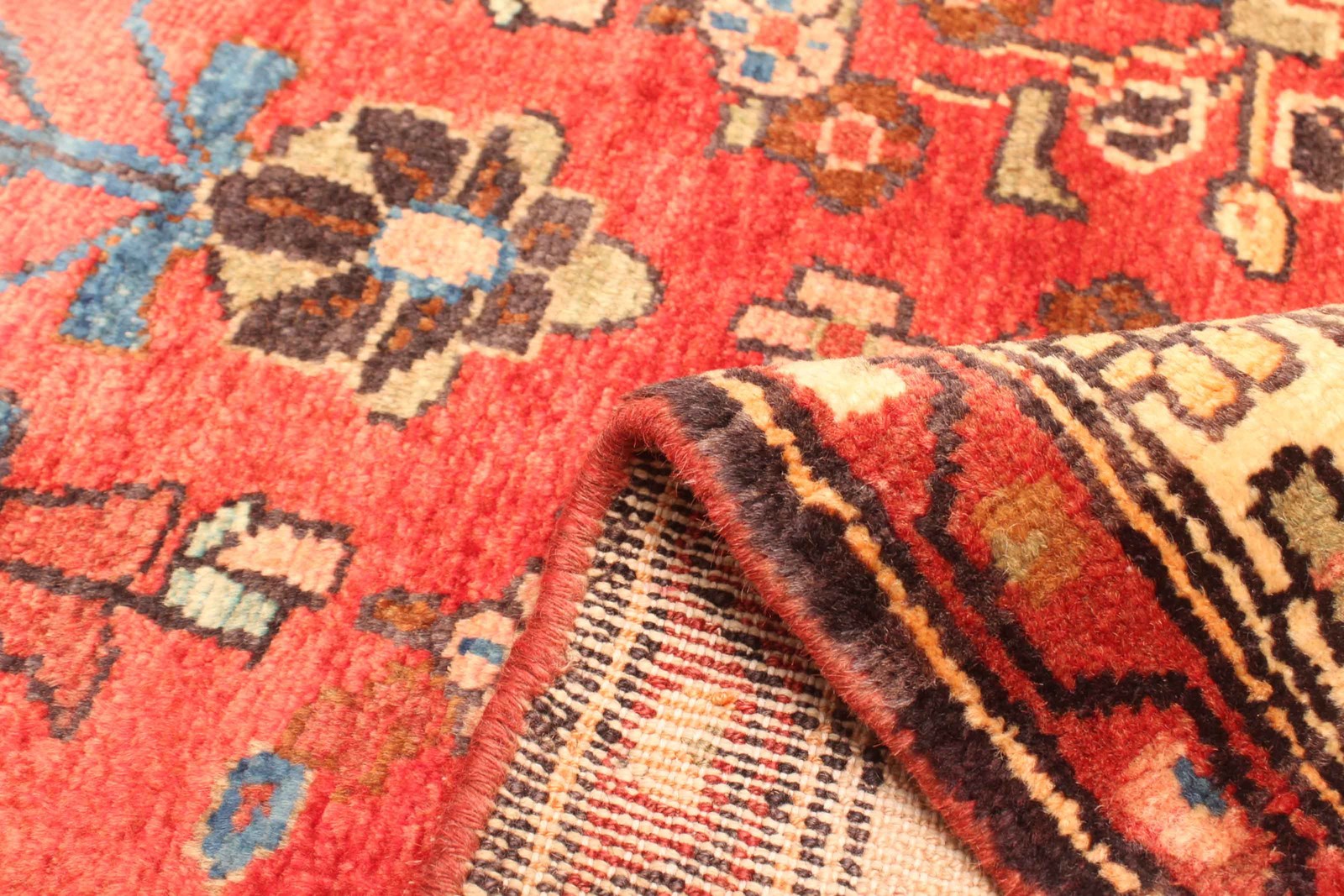3’10” x 16’9″ Vintage Hand-knotted Runner Rug Traditional Oriental Wool Carpet