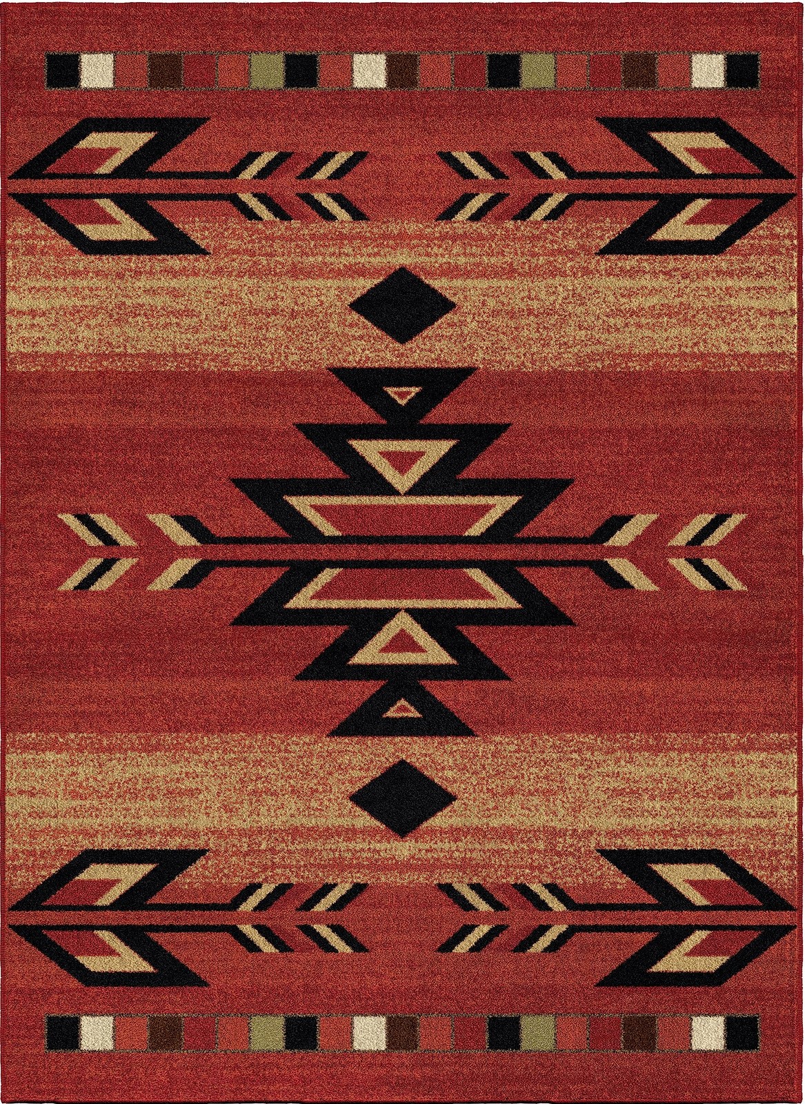 Mayberry Rug Hs7610 5X8 Rio Grande Area Rug 53X73 Red