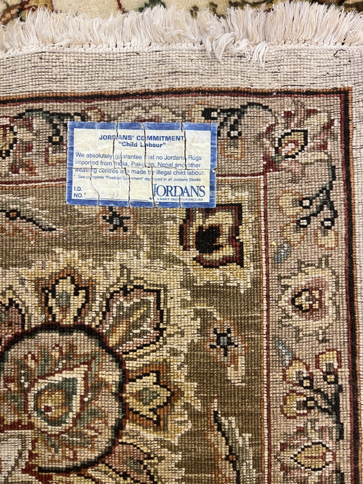 9′ x 12’9″ Indian Jaipur Oriental Rug – Full Pile – Hand Made – 100% Wool