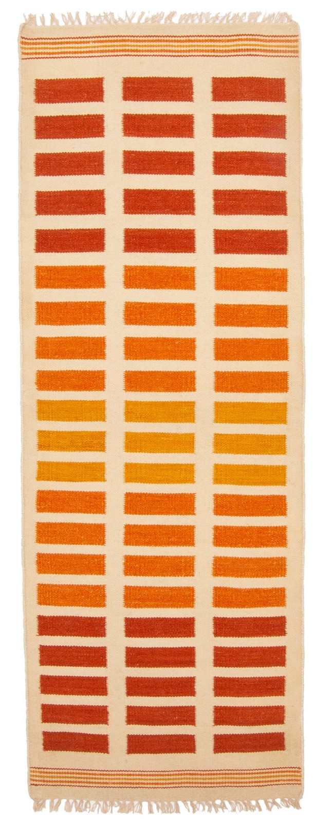 Vintage Hand Woven Turkish Carpet 2’3″ x 6’1″ Traditional Wool Kilim Rug