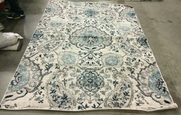 LIGHT GREY 5′-1″ X 7′-6″ Back Stain Rug, Reduced Price 1172641343 MAD600C-5