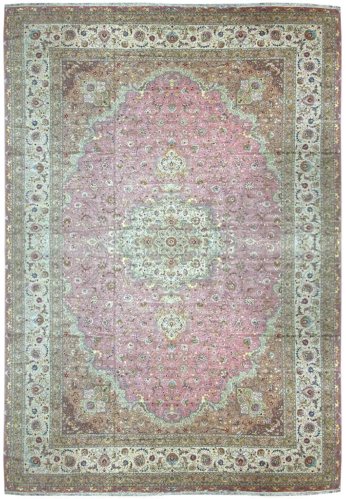 20×30′ Mansion Size Perrsian Tabriiz Rug 500 KPSI RARE CARPET #PIX-11827