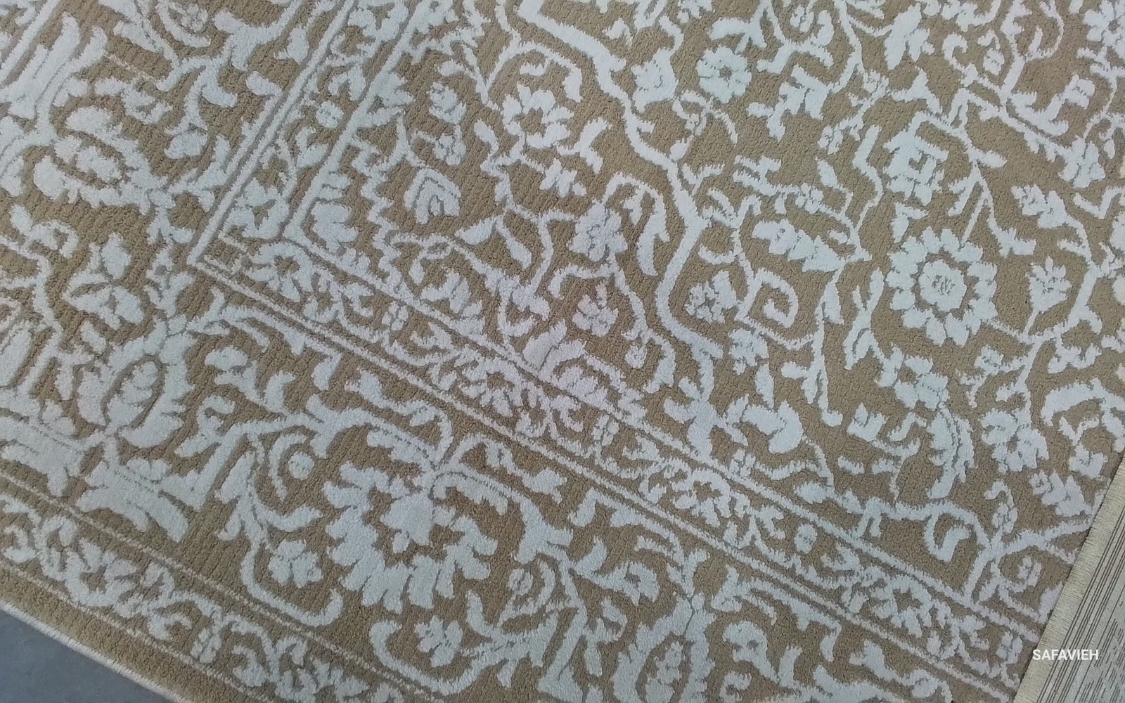 GOLD / IVORY 8′-0″ x 10′-0″ Stained Rug, Reduced Price 1172797696 MSR8937B-8