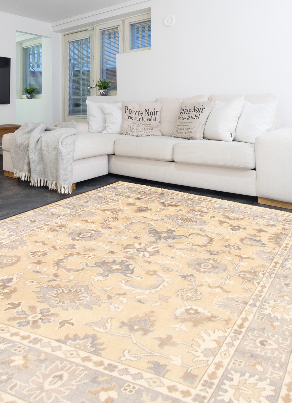 8’0″ x 9’11” Hand Knotted Area Rug Traditional Oriental Wool Carpet