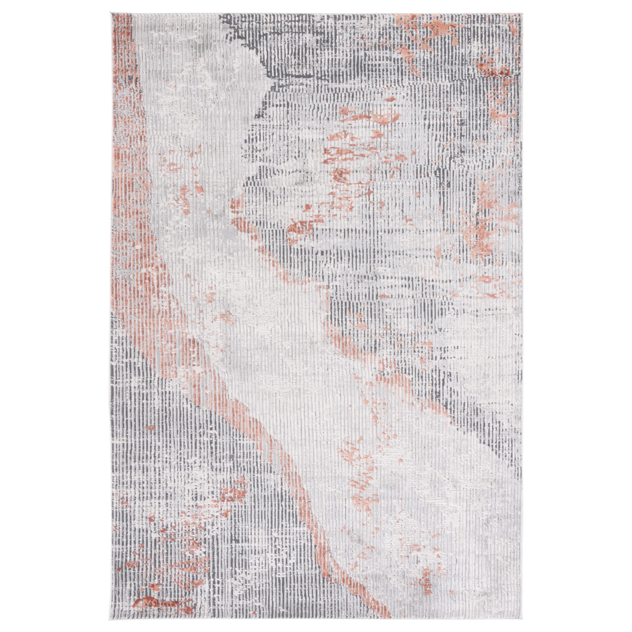 SAFAVIEH Invista Collection INV517F Grey / Light Grey Rug