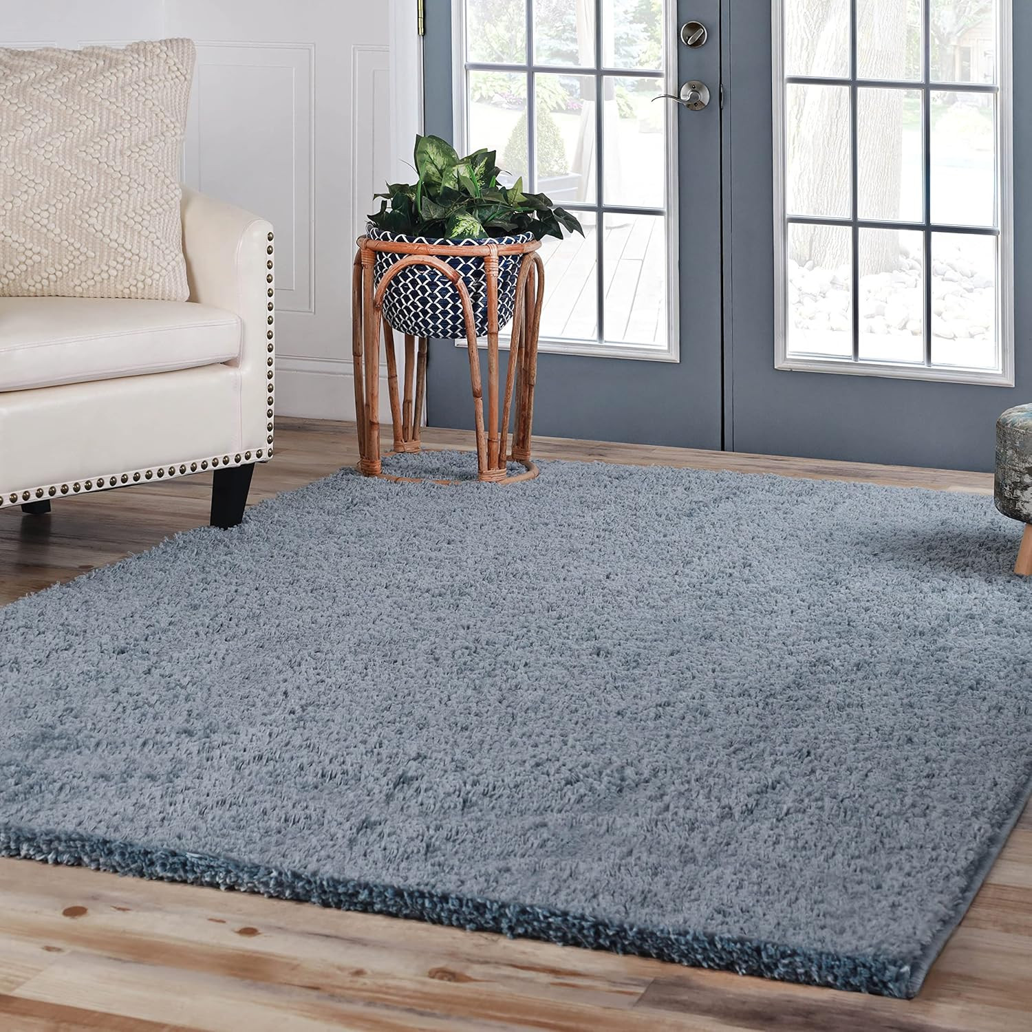 Indoor Large Shag Area Rug with Cotton Backing, Ultra Plush and Soft, Fuzzy Rugs