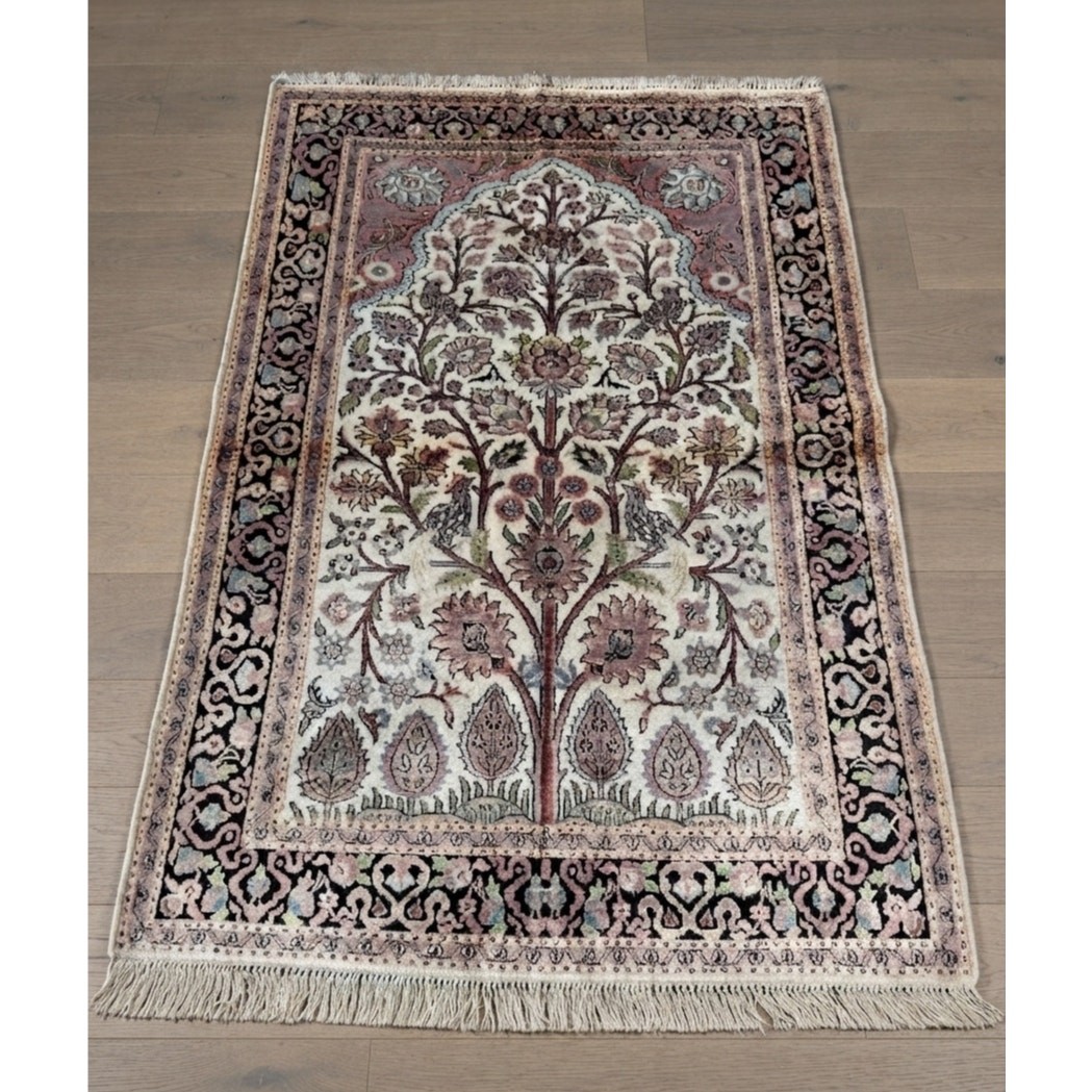 Vintage Traditional Handmade Afghan Wool Multicolor Rug 69x48in
