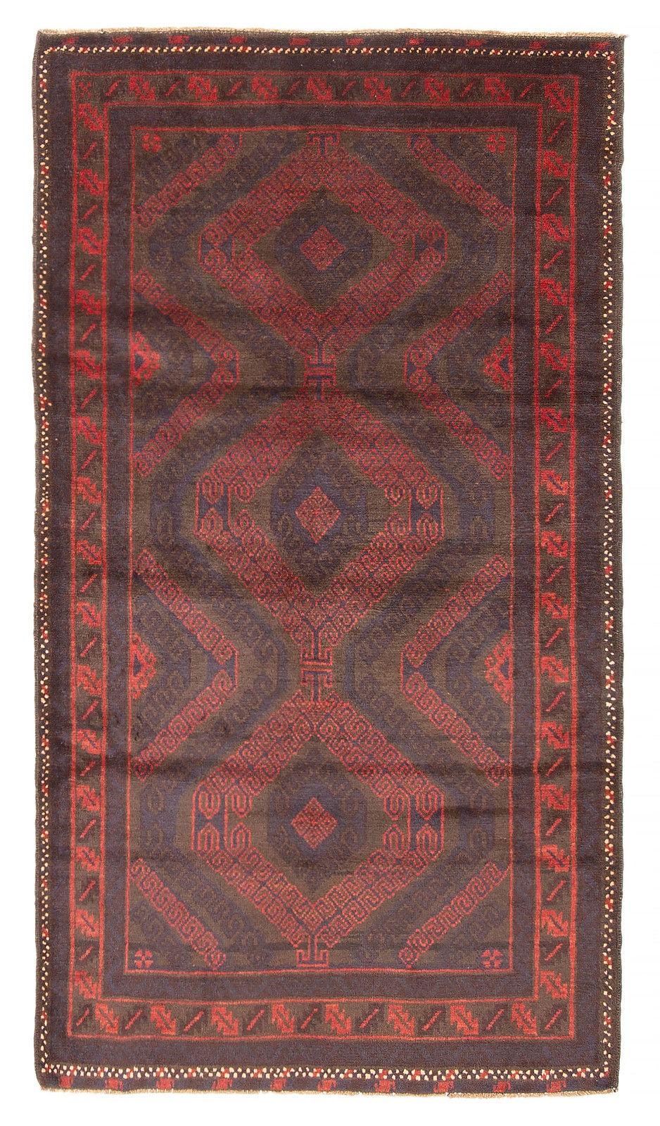 Traditional Vintage Hand-Knotted Area Rug 3’8″ x 6’5″ Oriental Wool Carpet