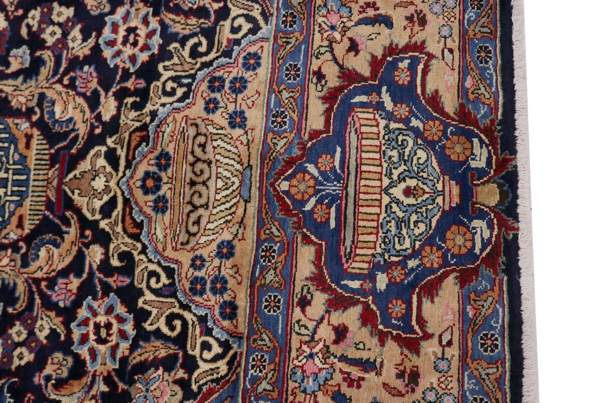 One-of-a-Kind Vintage Handmade Oriental Rug Thick Pile Pictorial Carpet 10X13 ft