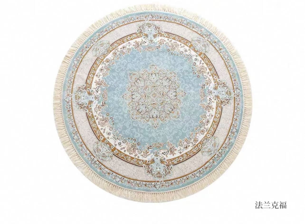 High-End Luxury Round Carpet – 2m Diameter, Large Size