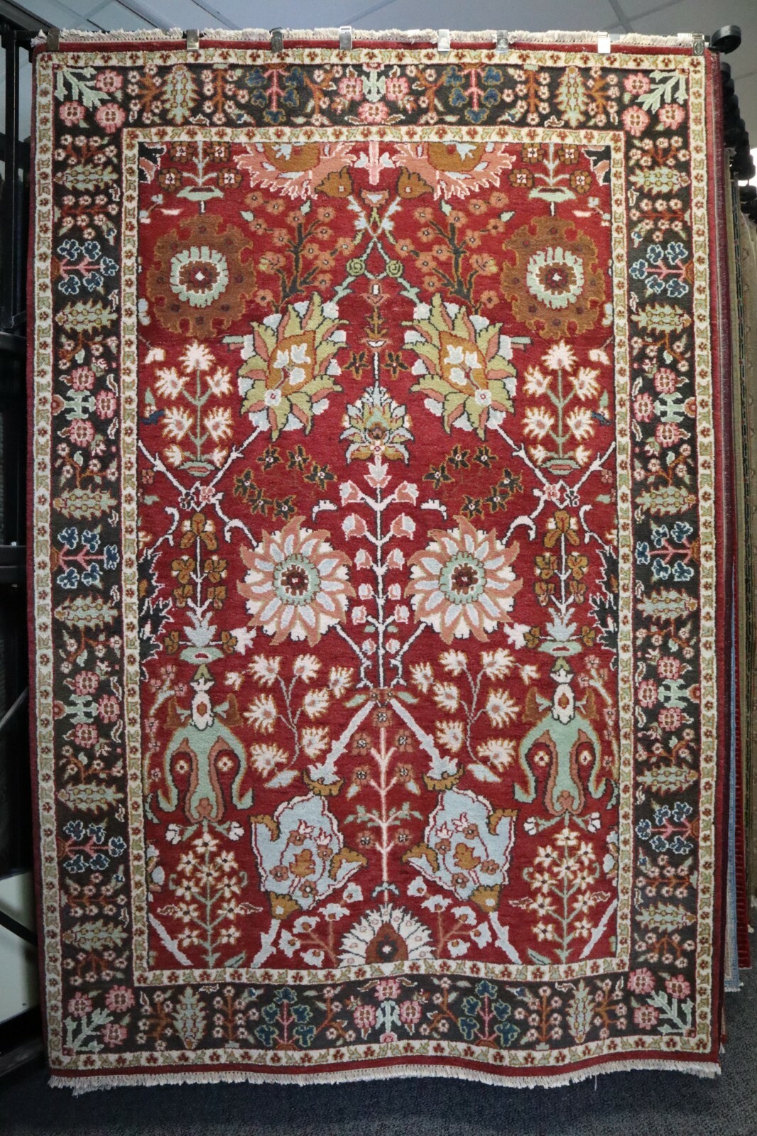 6’1″ x 9’0″ ft. Hand Knotted Vegetable Dye Oriental Wool Traditional Wool Rug