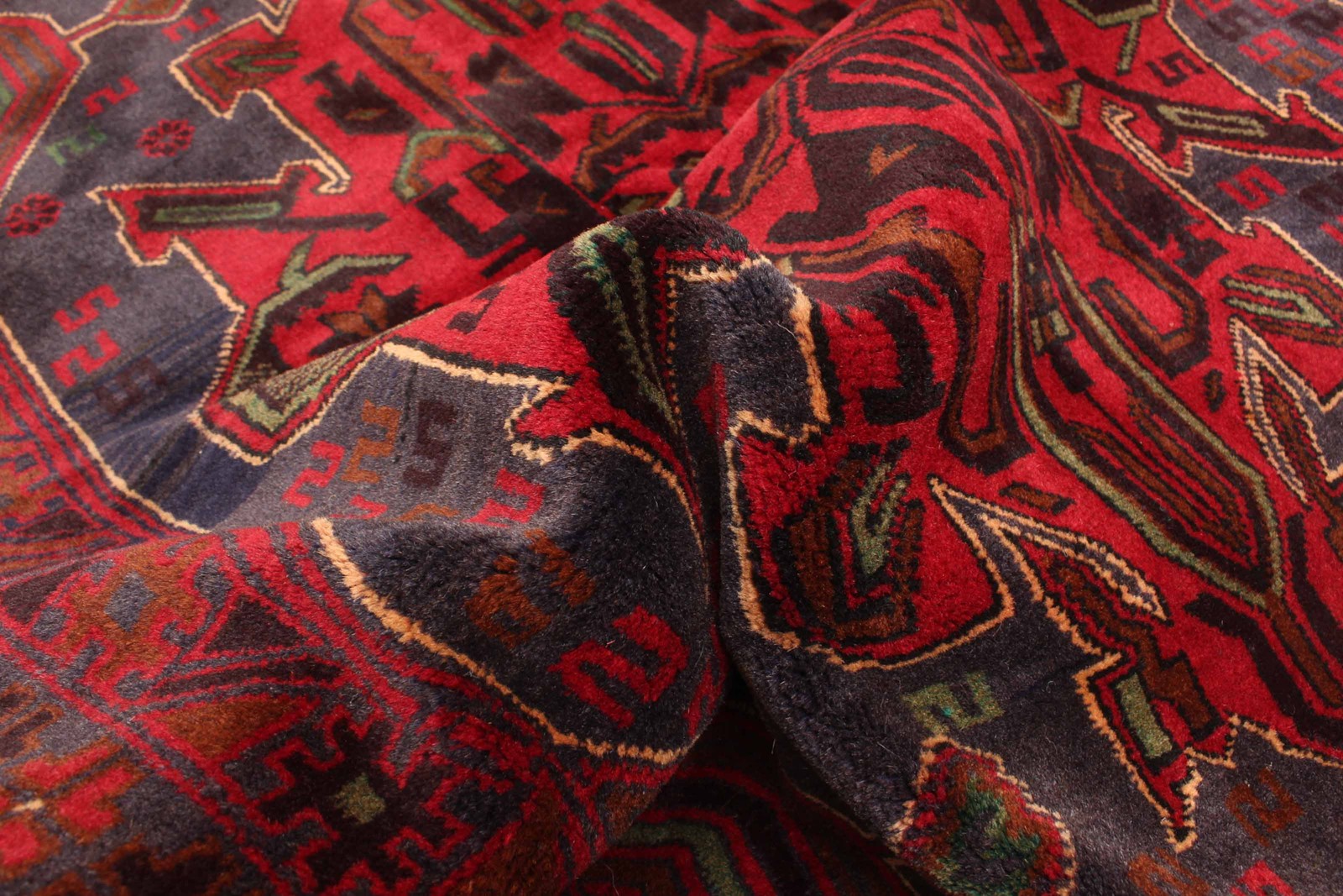 Vintage Hand-Knotted Carpet 3’8″ x 6’6″ Traditional Oriental Wool Area Rug
