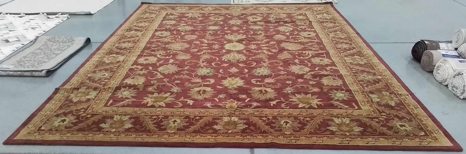 WINE / GOLD 12′-0″ x 15′-0″ Flaw in Rug, Reduced Price 1172783581 AT52B-1215
