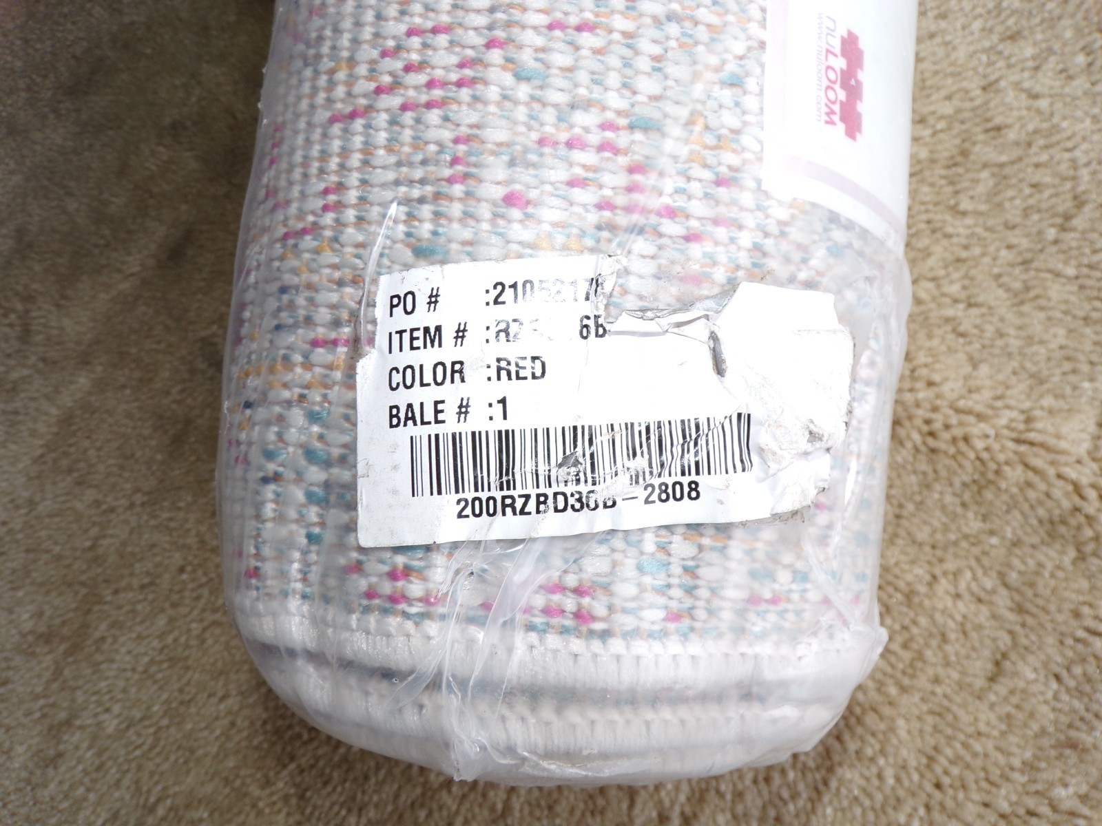 nuLOOM Contemporary Modern Runner 2’8” x 8’ Bodrum (RZBD36B) Red @hS