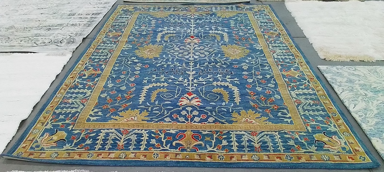 DARK BLUE / MULTI 9′-0″ x 12′-0″ Cut on Rug, Reduced Price 1172781259 AT64B-9