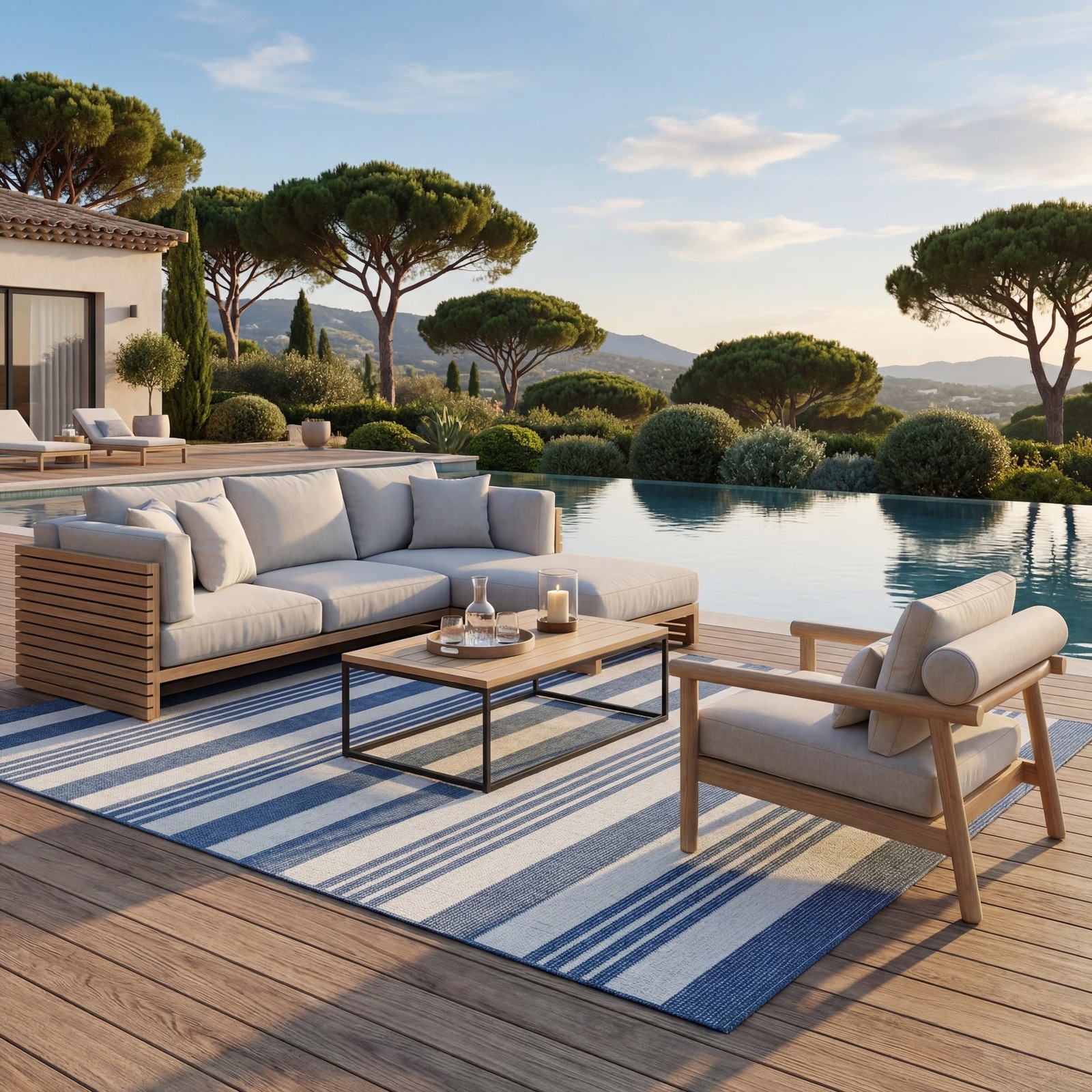 Nuloom 6 X 9 Outdoor Performance Area Rug Oeko-Tex Certified Weather Resistant