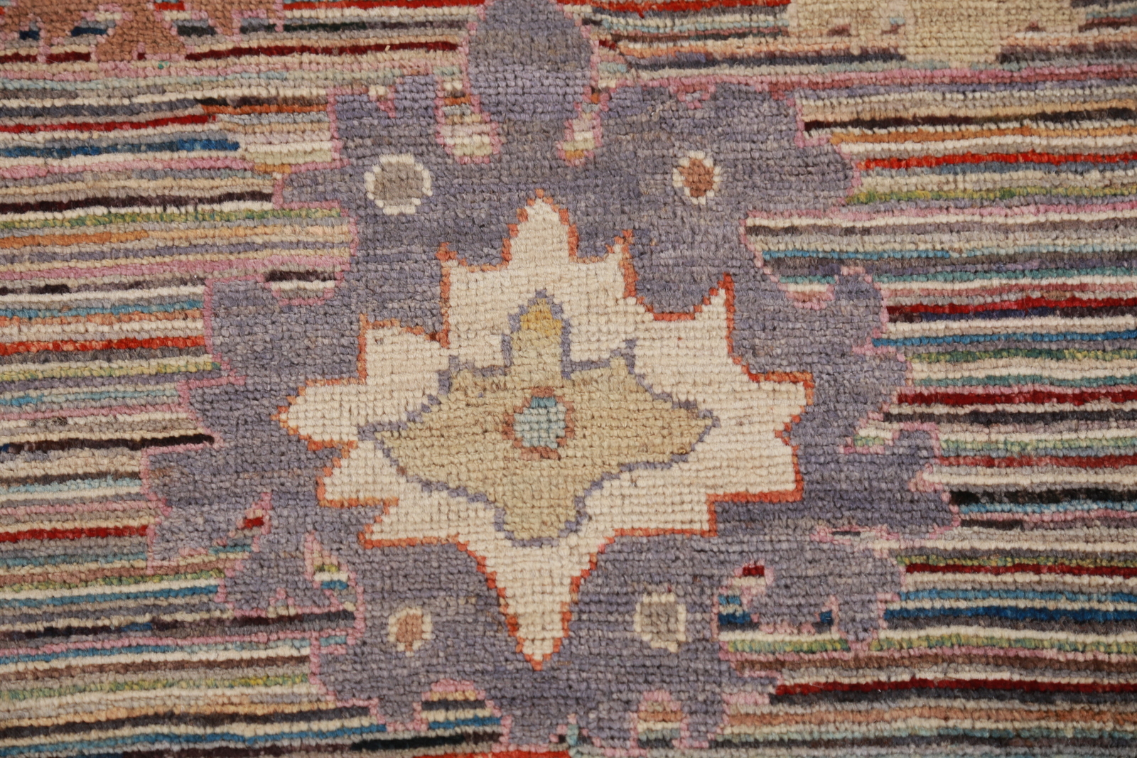 Vegetable Dye Handmade Oushak Turkish Hallway 10′ Runner Rug Wool Carpet 3×10 ft