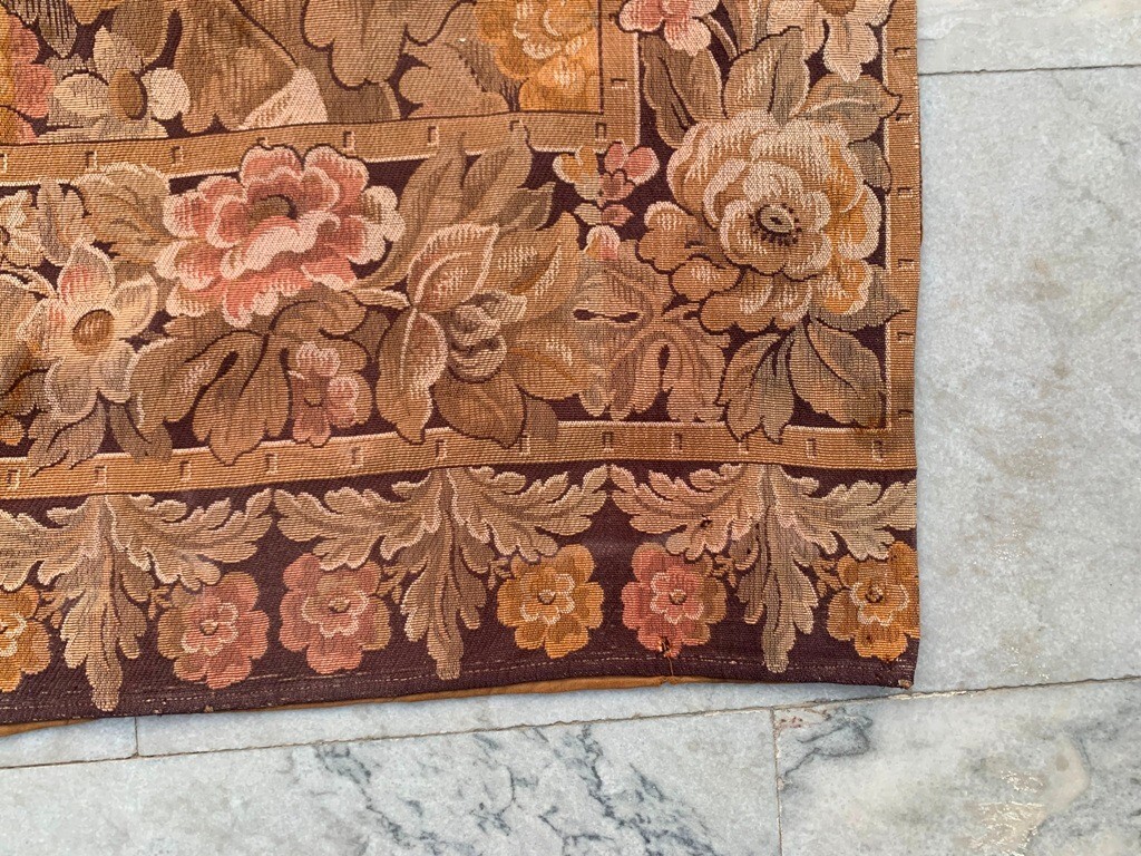 Vintage Tapestry, French Tapestry Flowers Large Tapestry Home Decor 4x9ft