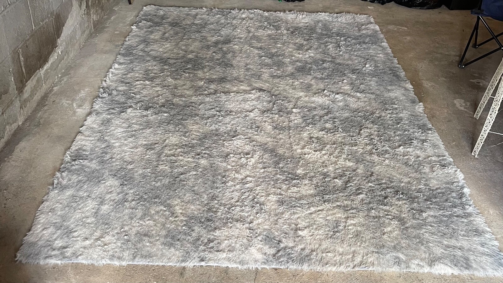 Fluffy Large Area Rugs Shaggy Soft Floor Carpets Living Room Bedroom Light Grey