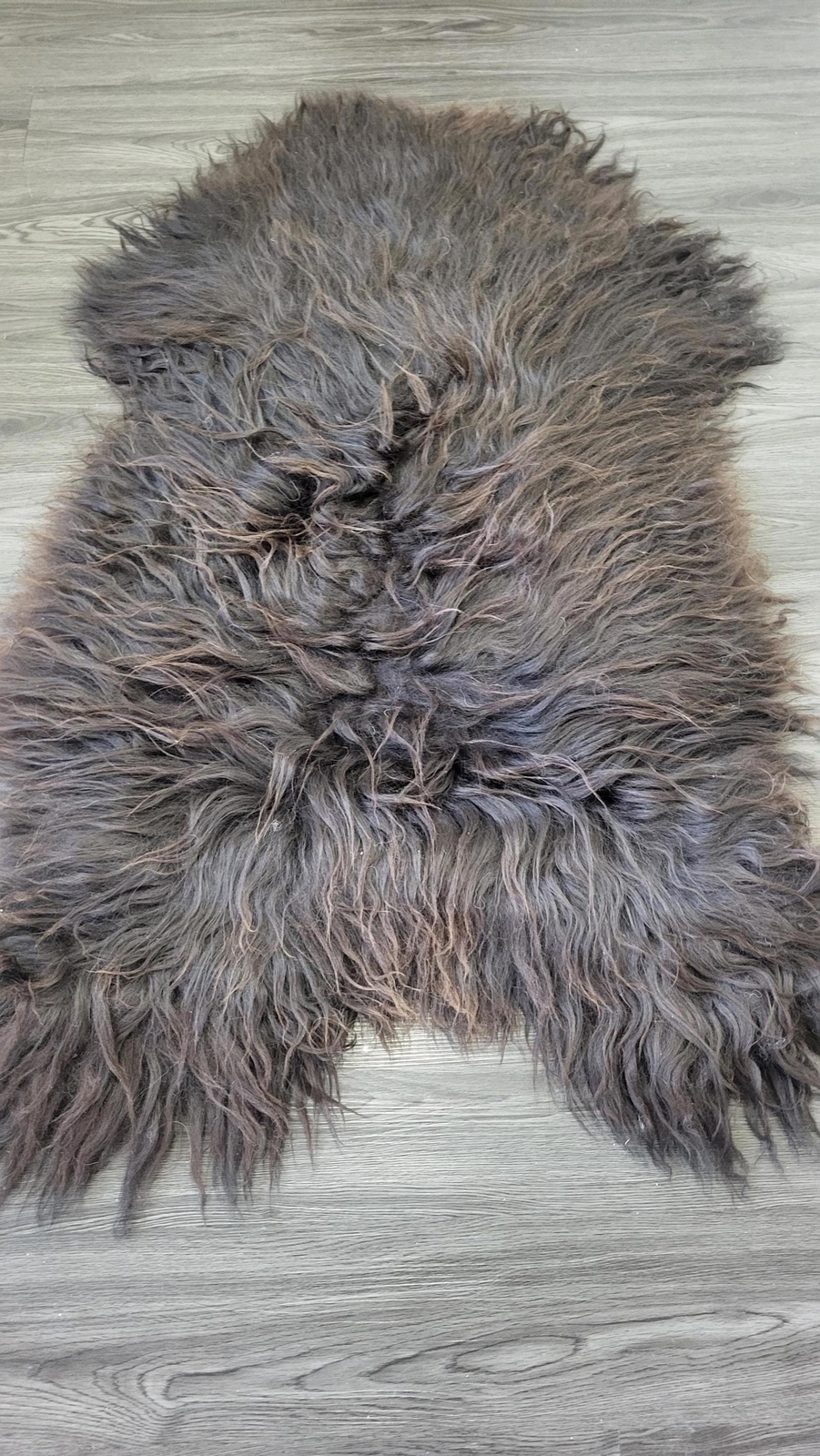Sheepskin rug,Sheepskin soft Dense wool rare color 100% natural #B727