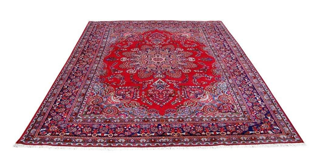 10×12 Perrsian Wool Wool Sem-Antique Rug #80626