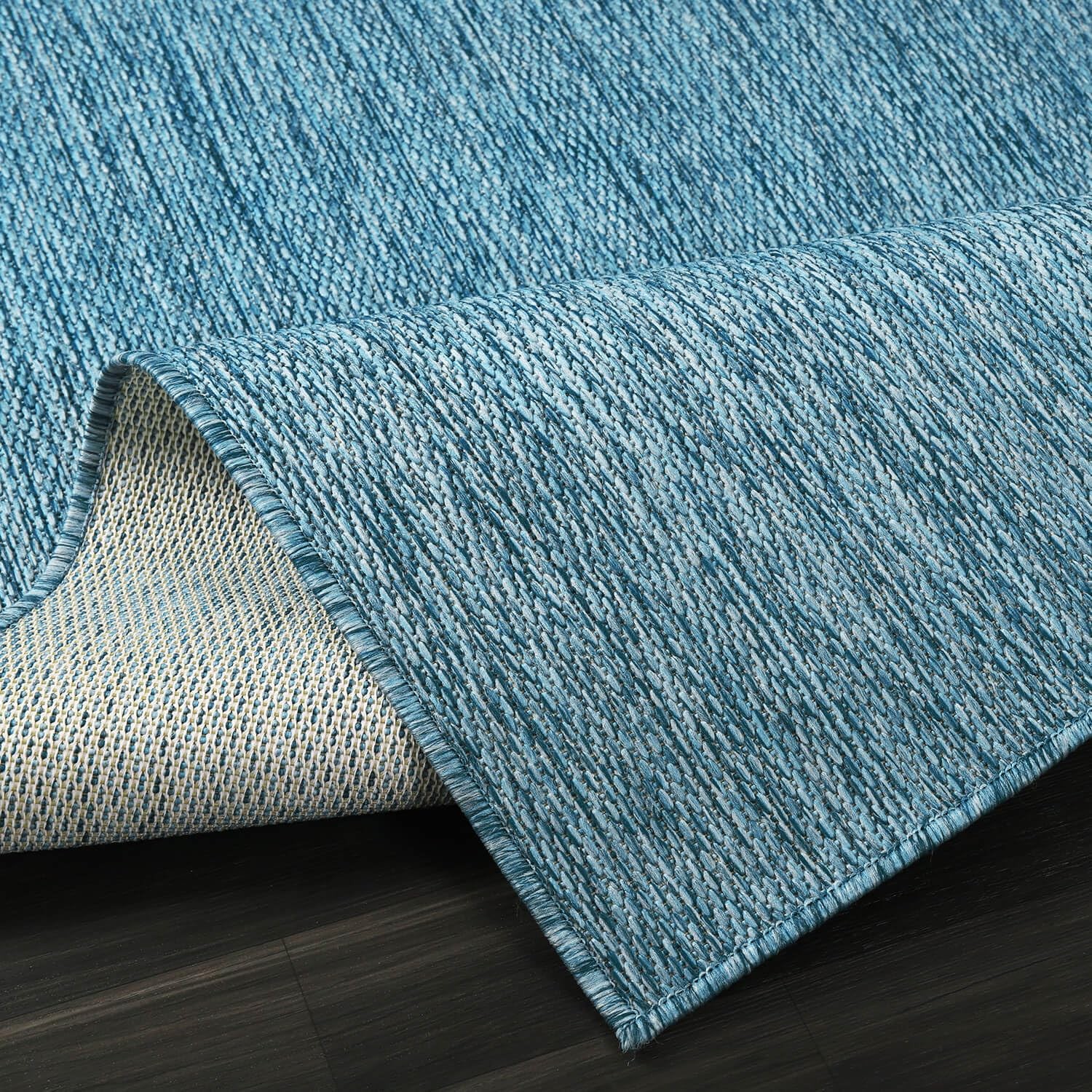 Indoor Outdoor Rug 5×7 Washable Outside Carpet For Patio Deck Porch Solid Modern