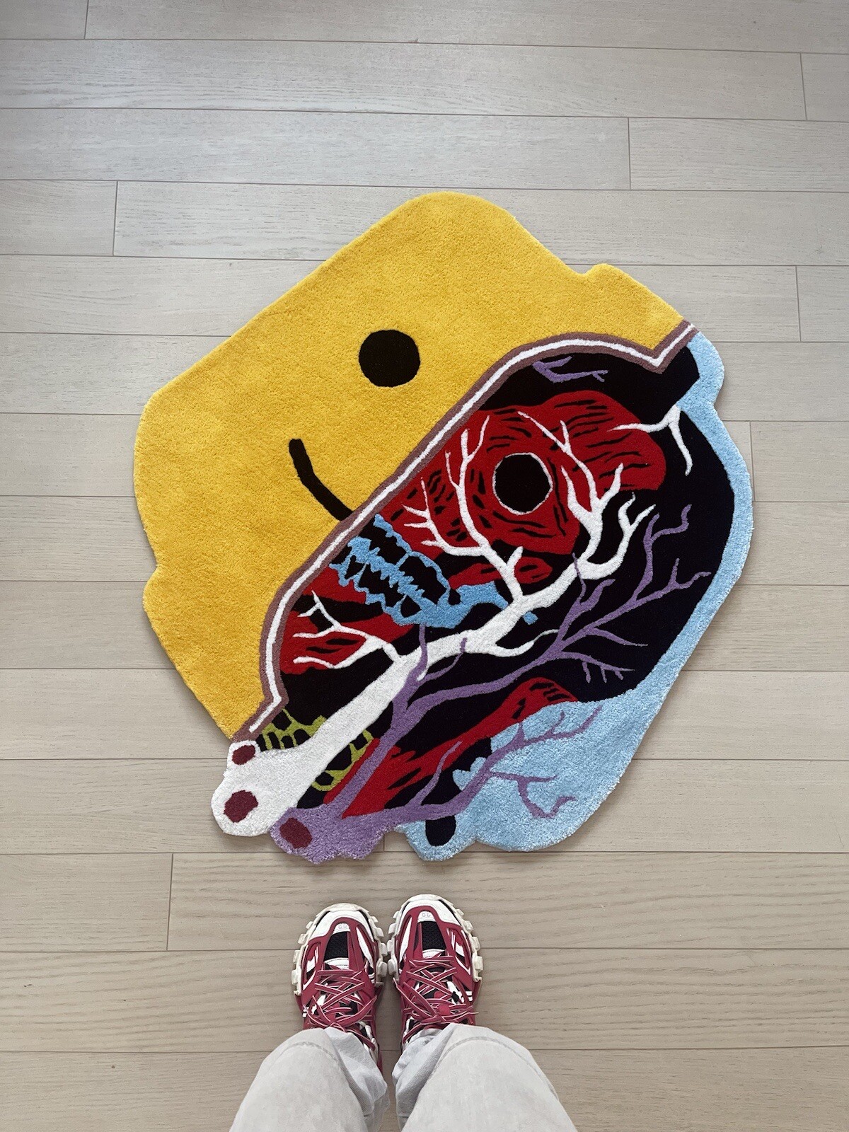 Lego Custom Rug / Handmade / Tufted Rug 3.3×3.3 Feet (100x100cm)