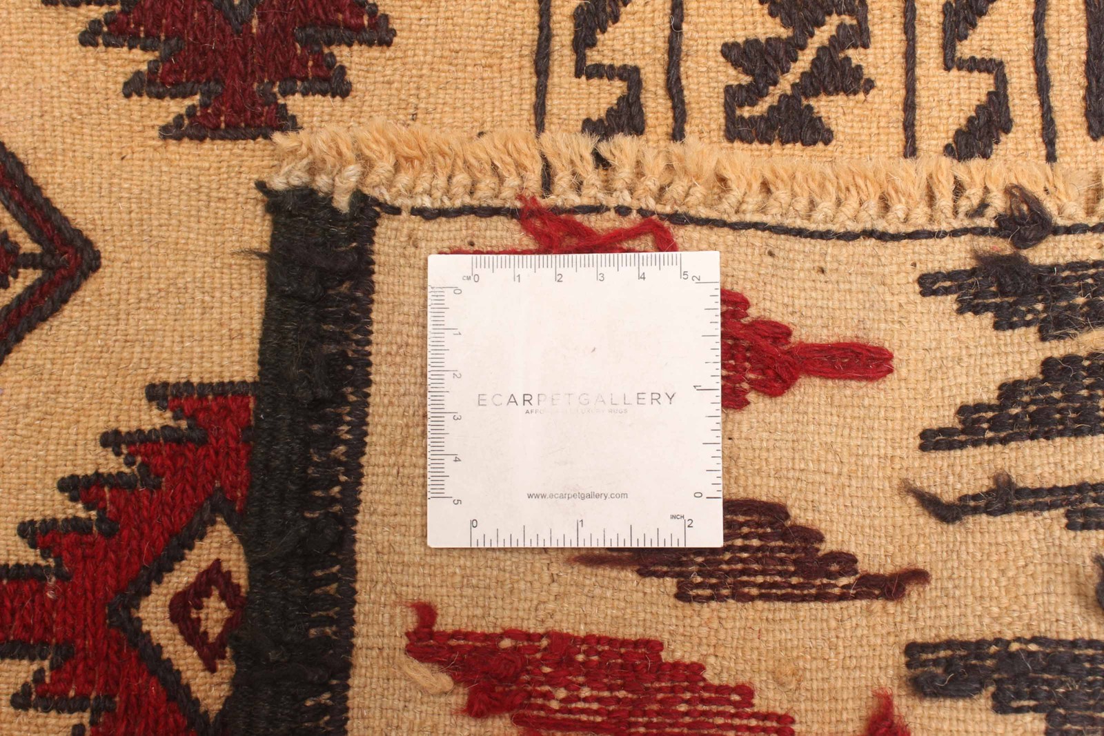 Vintage Hand Woven Area Rug 4’2″ x 6’8″ Traditional Wool Oriental Carpet