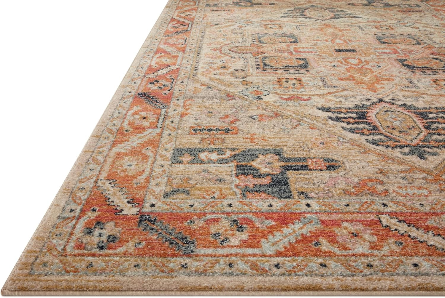 Jocelyn Collection JOC-01 Sand/Multi 7′-10″ X 10′ .38″ Thick Area Rug