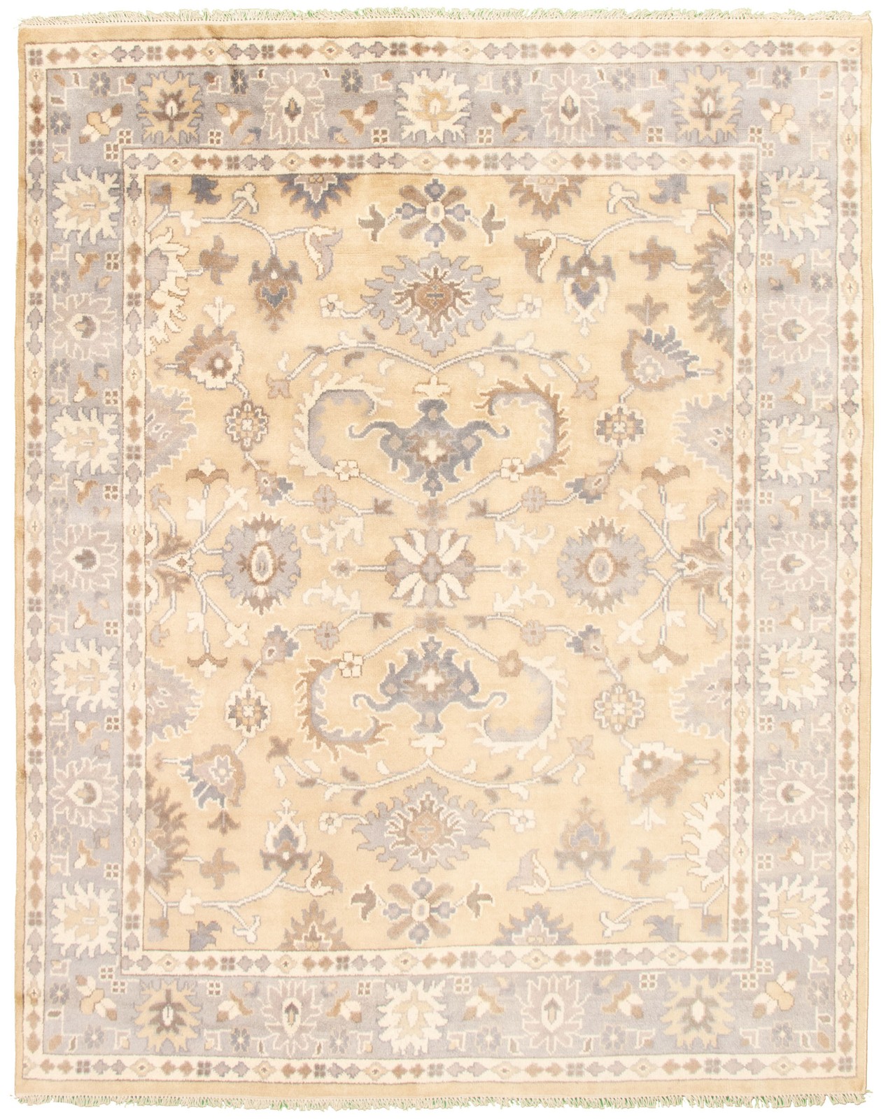 8’0″ x 9’11” Hand Knotted Area Rug Traditional Oriental Wool Carpet