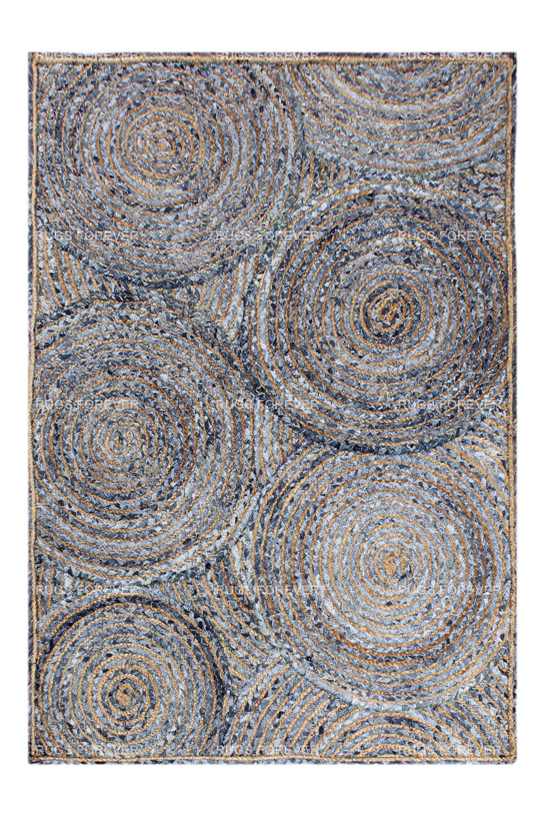 Hand Braided Cotton & Jute Rug Runner Rug Indoor & Outdoor Rug 3×5 8×10