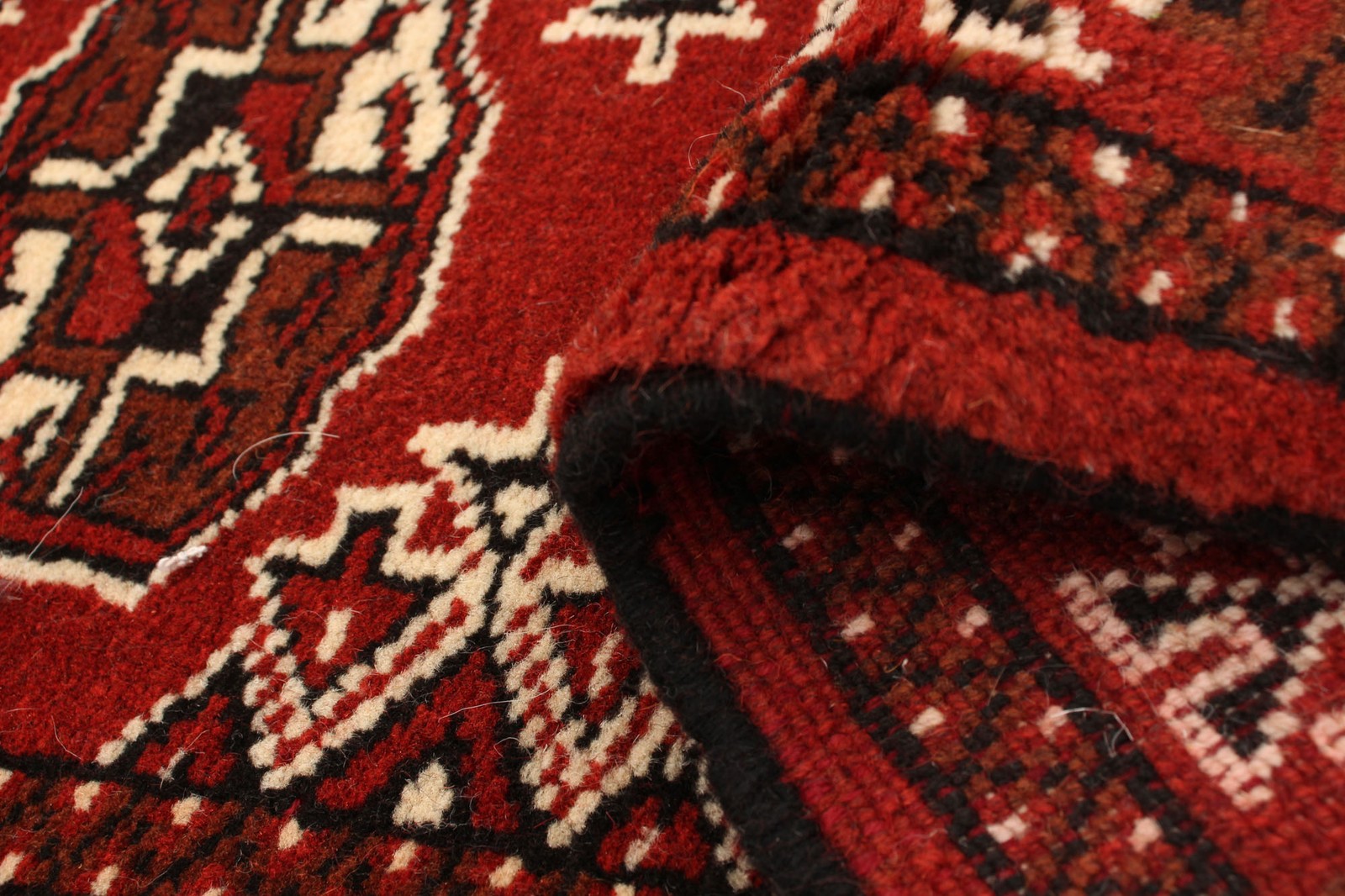Vintage Traditional Hand-Knotted Area Rug 3’5″ x 4’8″ Oriental Wool Carpet