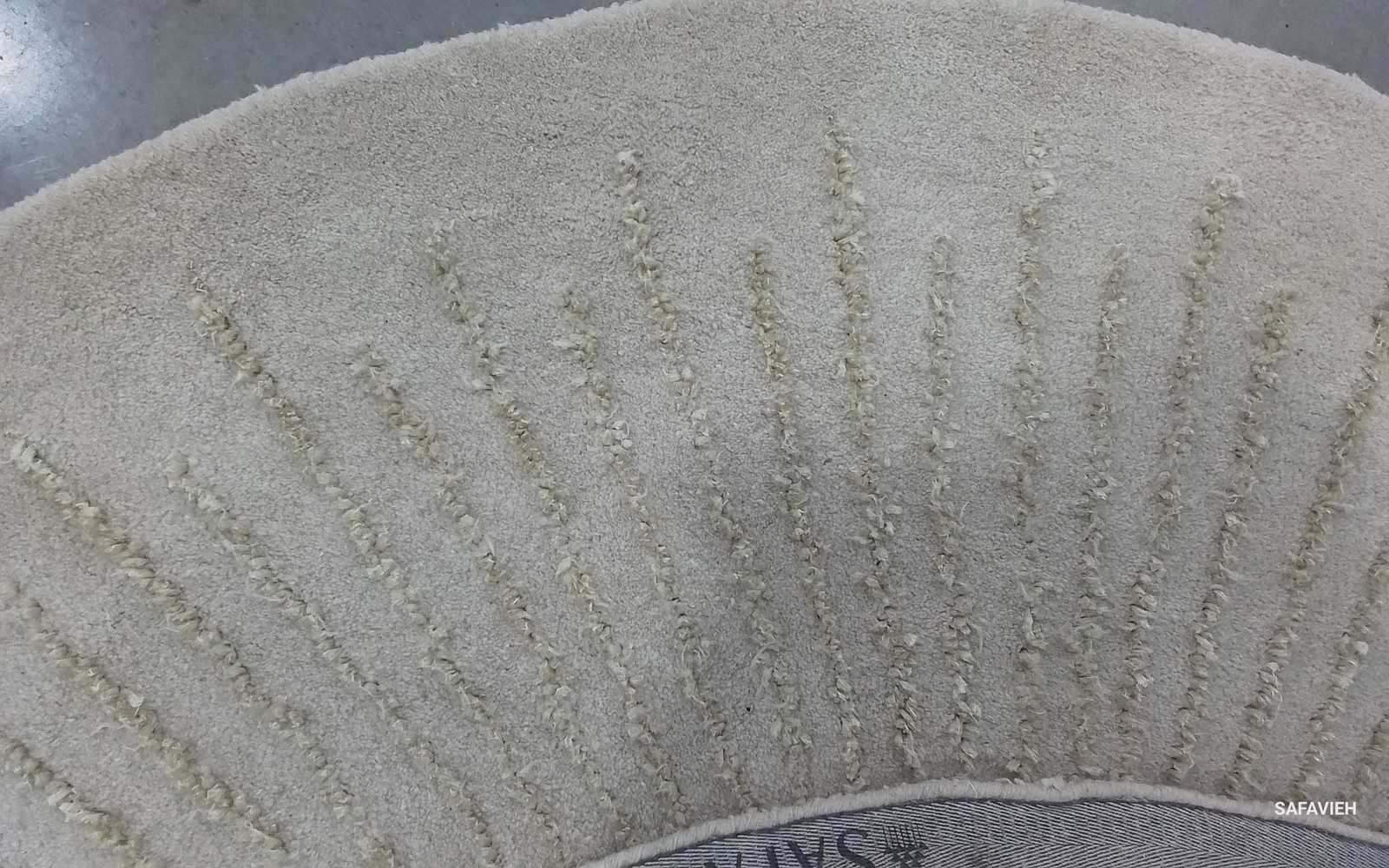 BEIGE / BEIGE 6′-0″ x 6′-0″ Flaw in Rug, Reduced Price 1172789829 SOH655B-6R