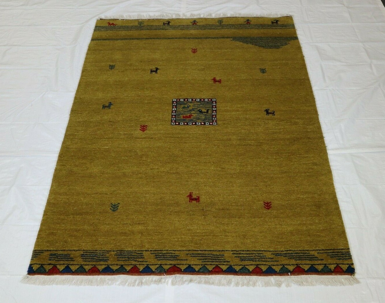 5’8″ x 7’10” ft. Hand Knotted Oriental Wool Area 6 x 8 Handmade Tribal Rug