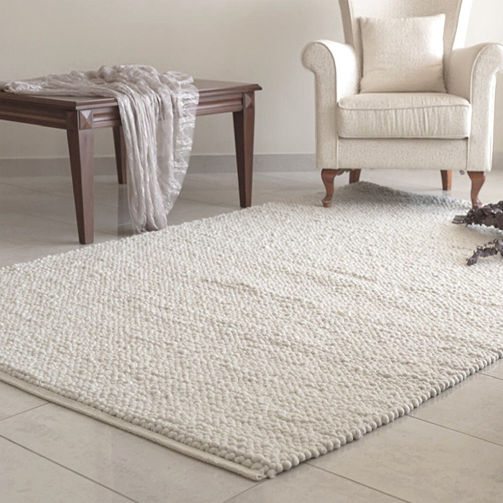 STYLISH 5×8 FLAT WEAVE JUTE RUG | GREAT QUALITY | 100% WOOL | WOOL AREA RUG