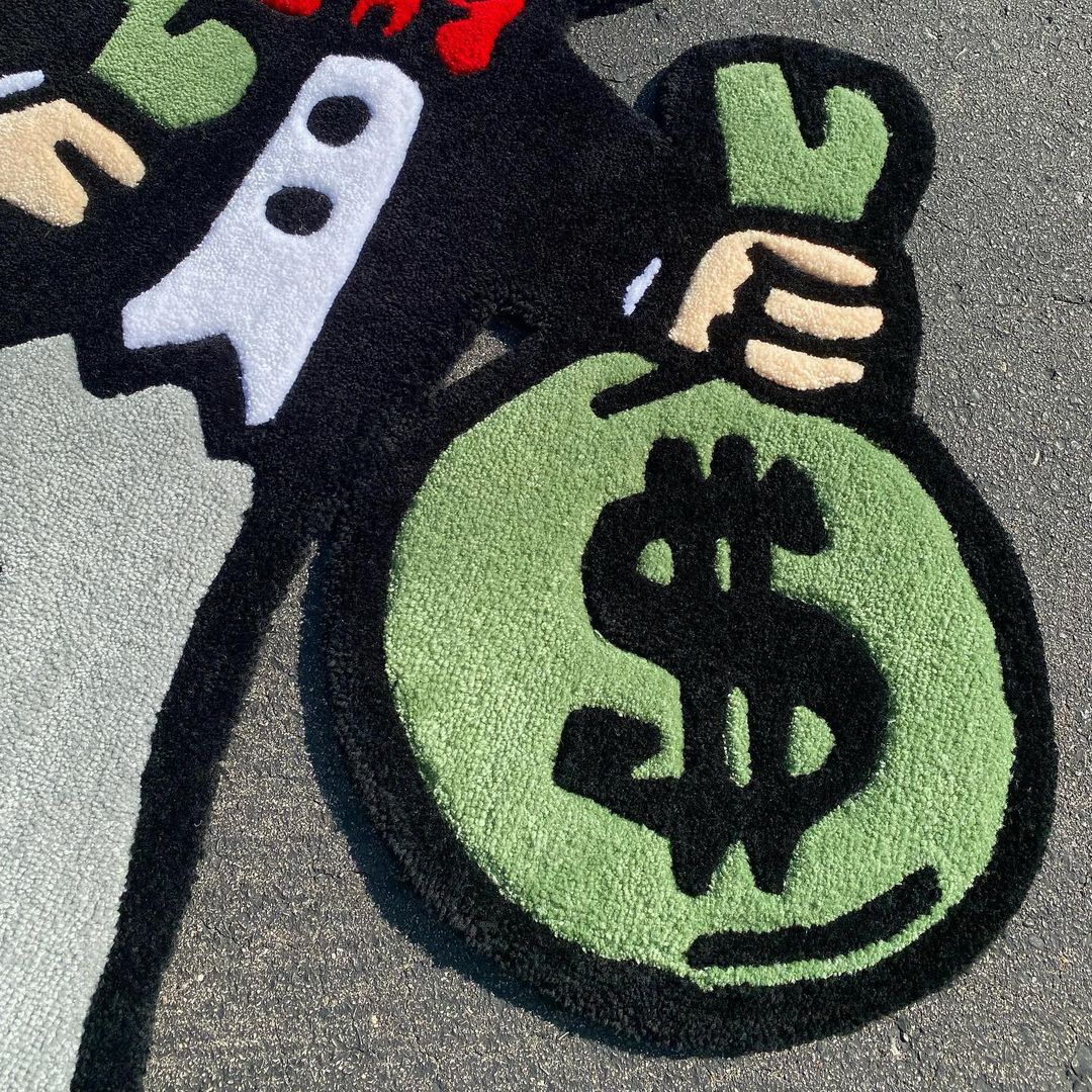 Monopoly Rug Hand-Tufted 100% Wool Handmade Area Rug Carpet for Home, Bedroom
