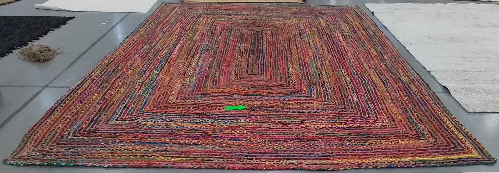 RED / MULTI 10′-0″ x 14′-0″ Hole in Rug, Reduced Price 1172769152 CAP202A-10