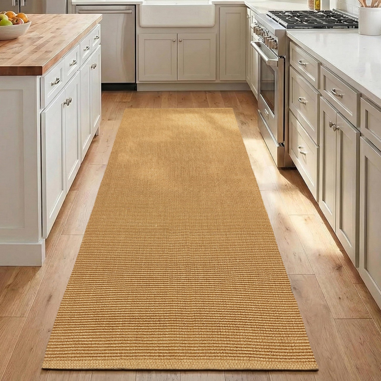 Runner Rug 2×6 Ft – Tan, Washable Boho Area Rugs Non Slip for Kitchen Living …