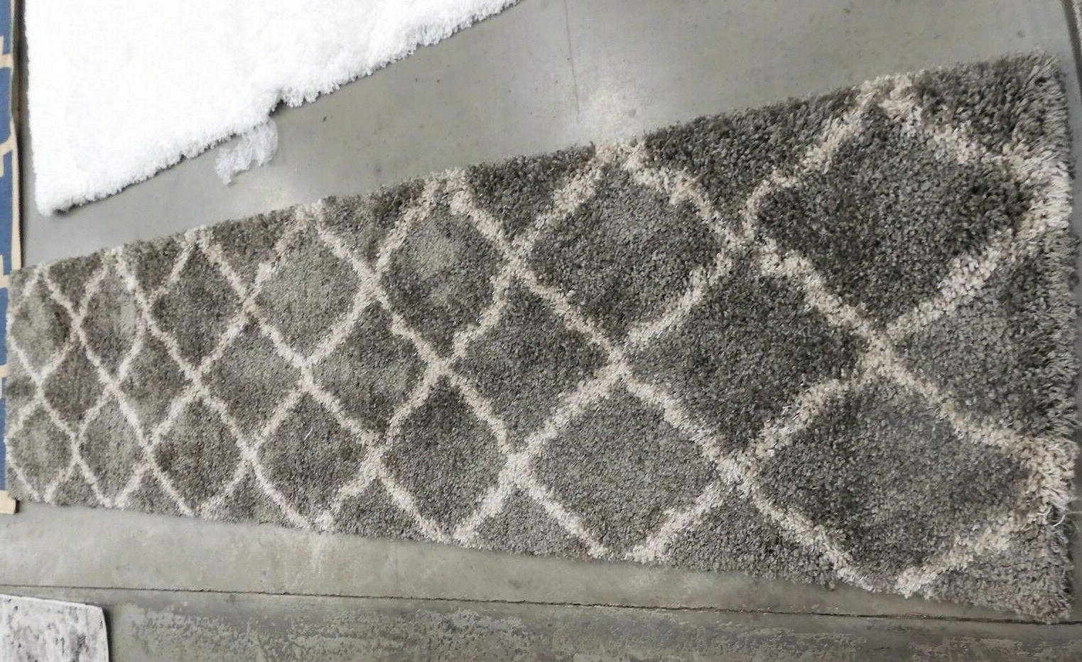 GREY / TAUPE 2′-3″ X 9′ Pressed Piles Rug Reduced Price 1172604081 SGB489G-29