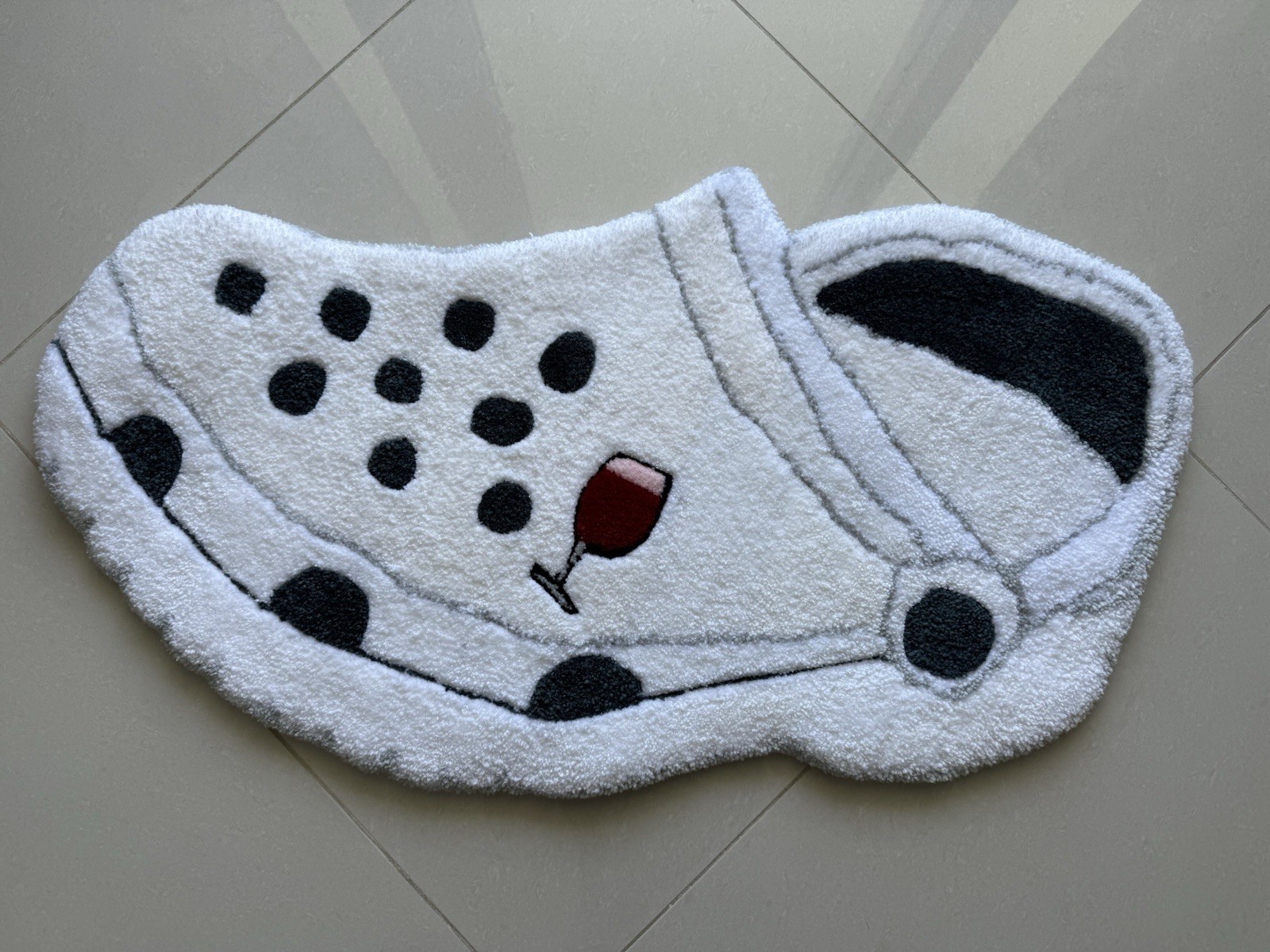 Handmade Tufted Crocs-Shaped Rug – Unique, Playful, and Comfortable Decor