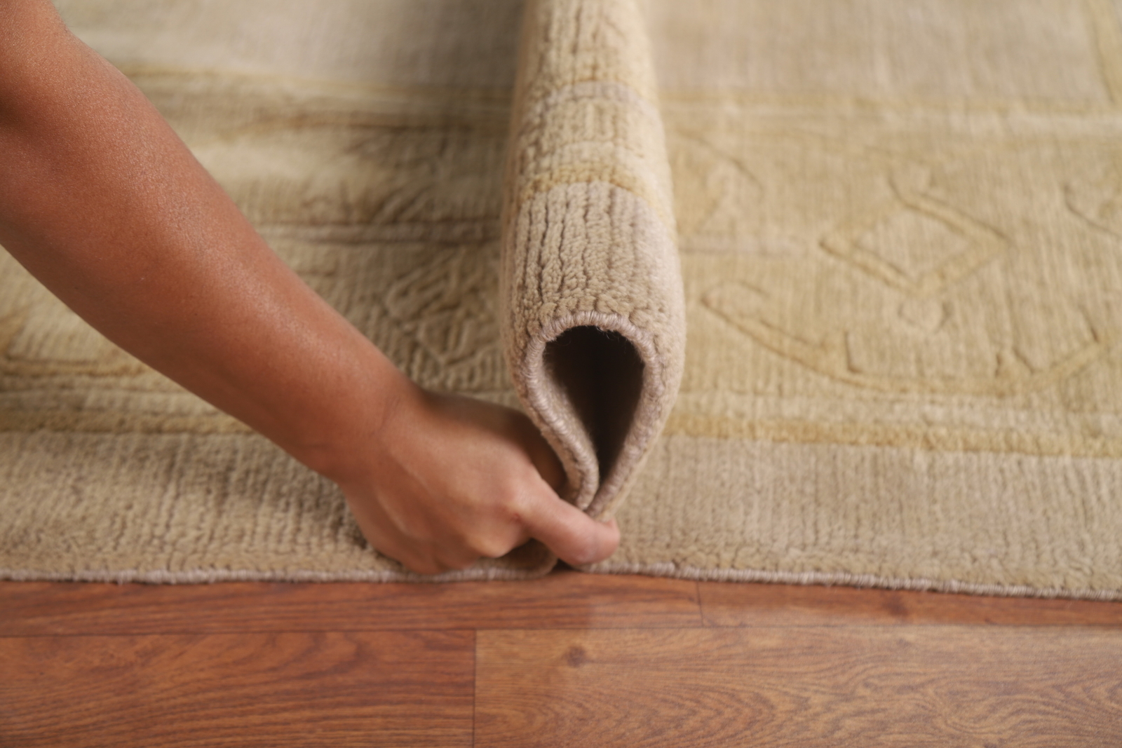 Vegetable Dye Nepalese Large Rug 12×15 Handmade Wool Oriental Carpet