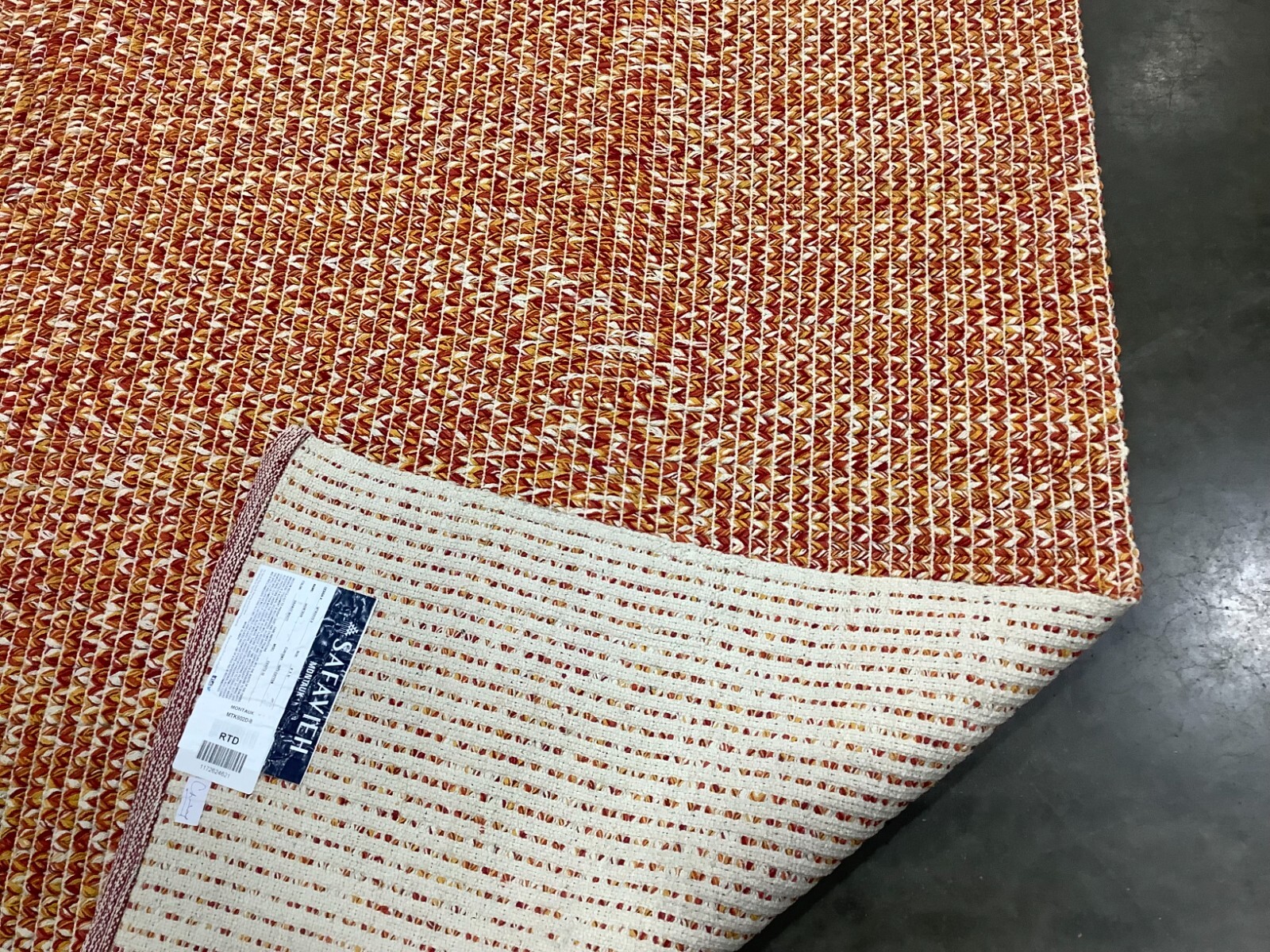 ORANGE / MULTI 8′-0″ x 10′-0″ Flaw in Rug, Reduced Price 1172680259 MTK602D-8