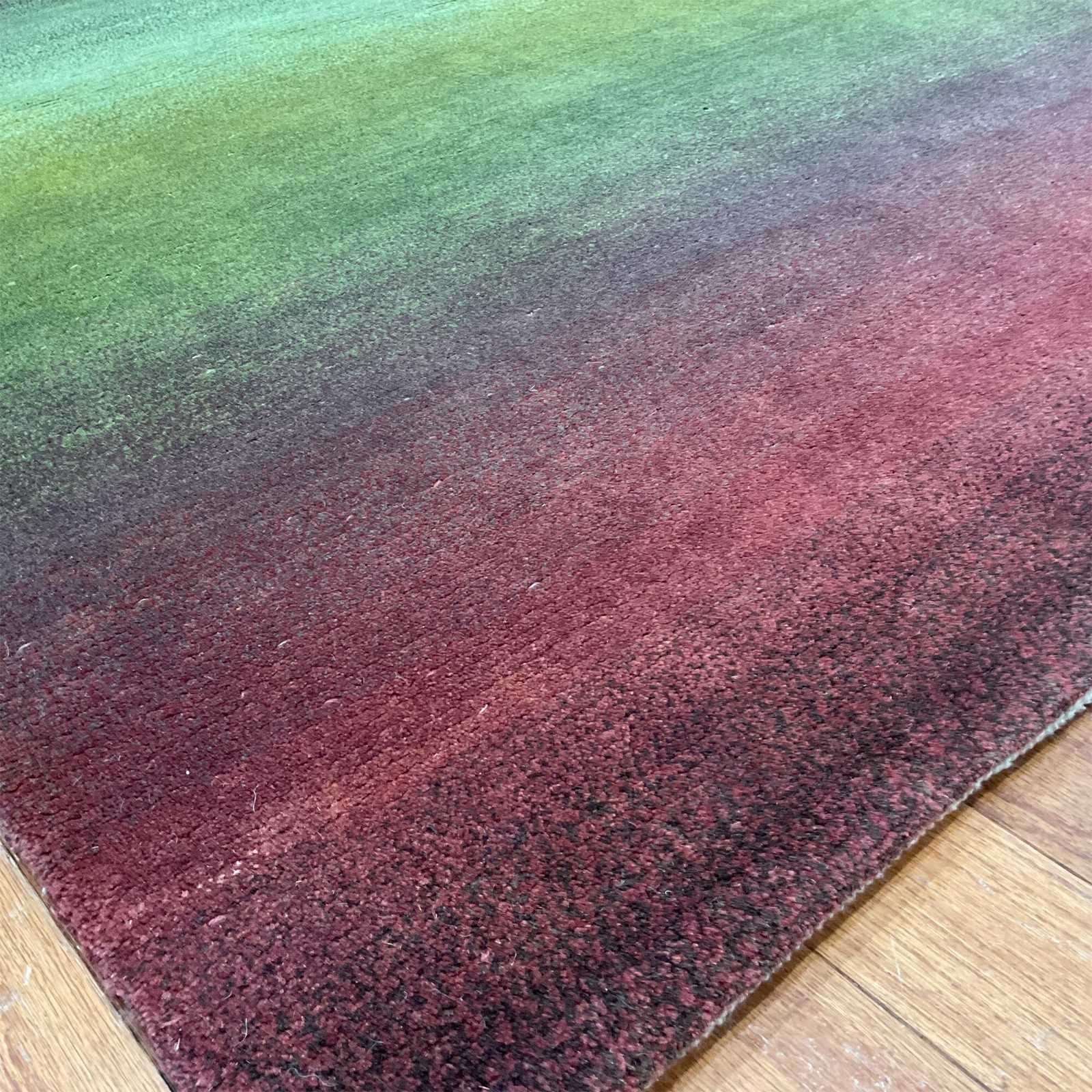 One Of a Kind Tibetan Wool Rug (3’6 X 5’7)